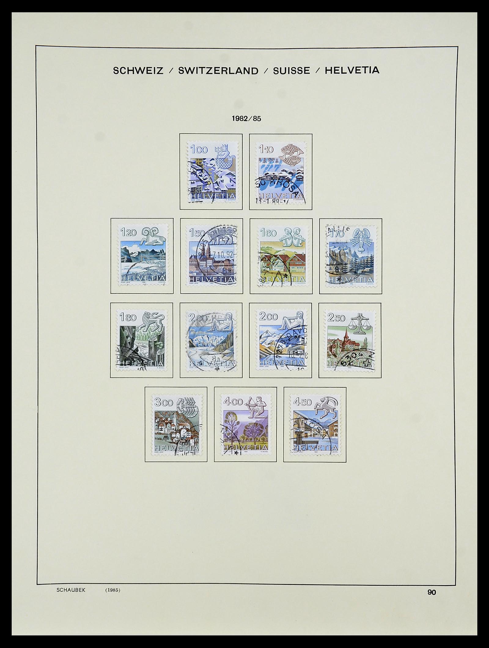 34204 110 - Postzegelverzameling 34204 Zwitserland 1862-2001.