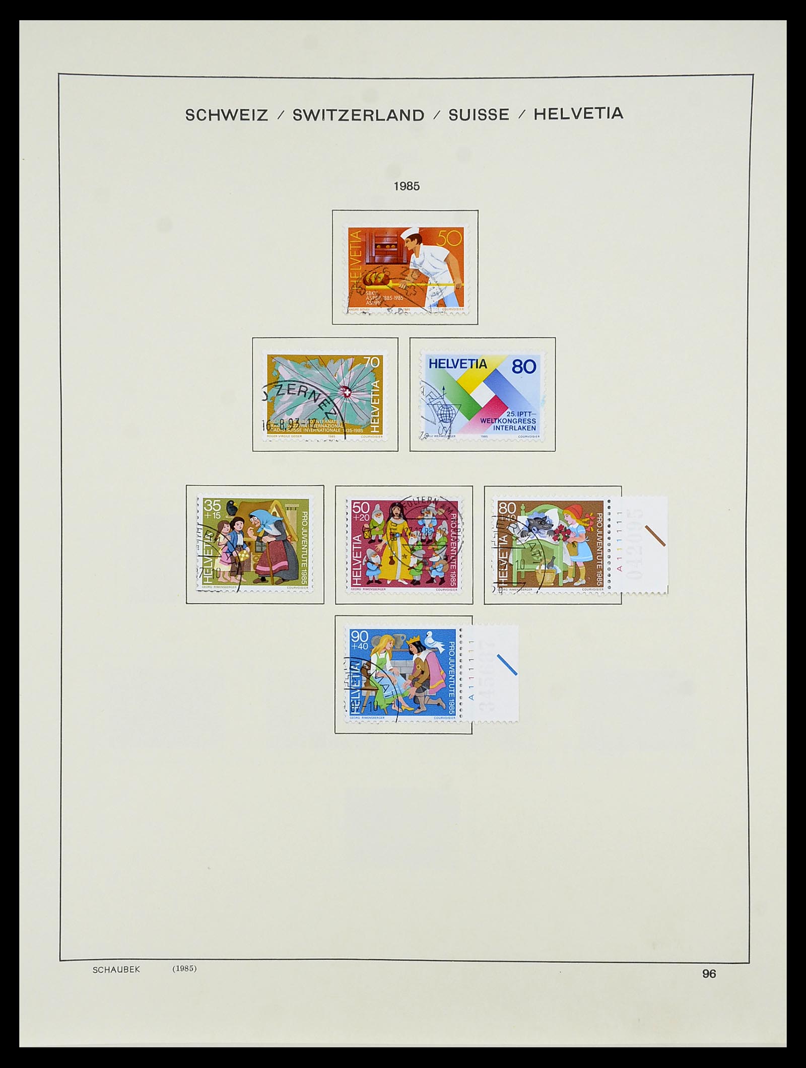 34204 116 - Postzegelverzameling 34204 Zwitserland 1862-2001.
