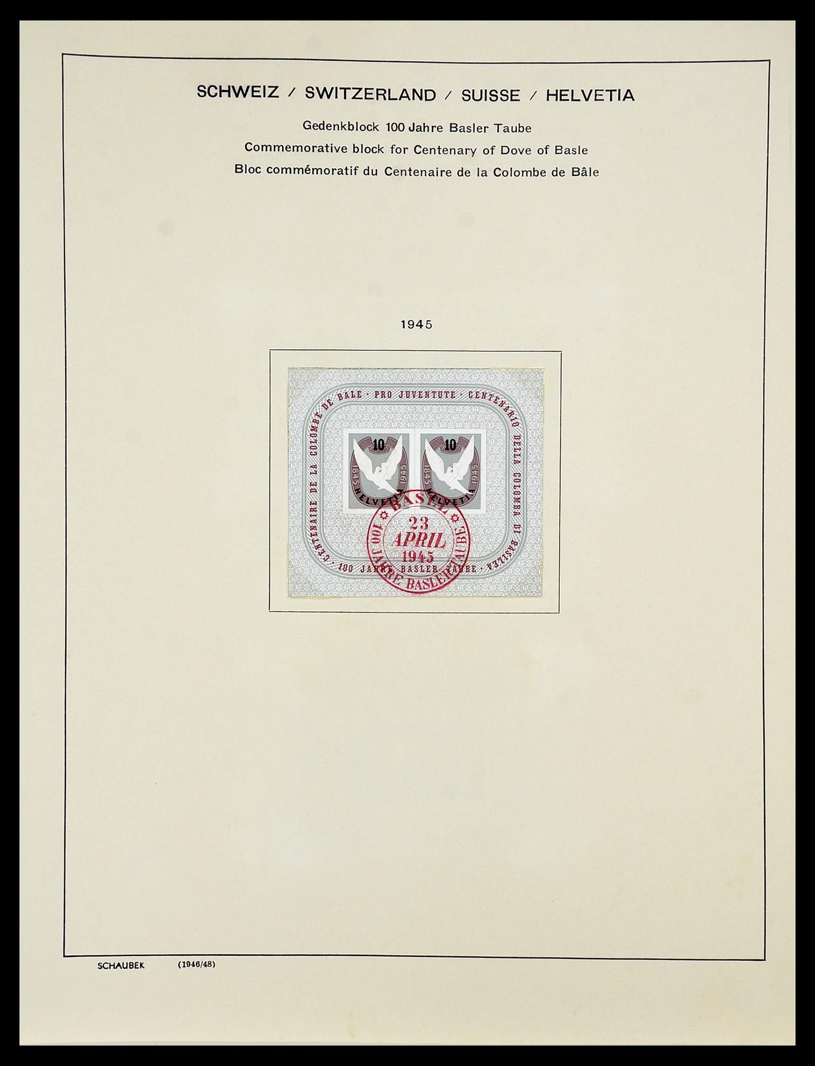 34204 133 - Postzegelverzameling 34204 Zwitserland 1862-2001.