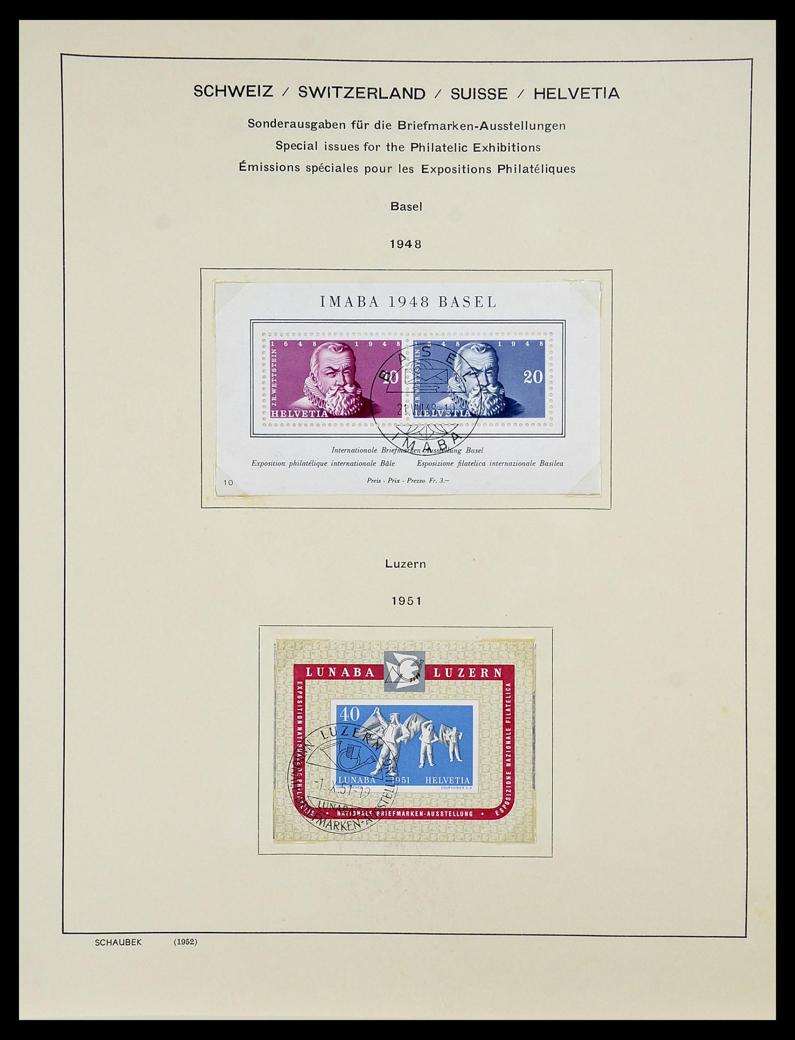 34204 134 - Postzegelverzameling 34204 Zwitserland 1862-2001.