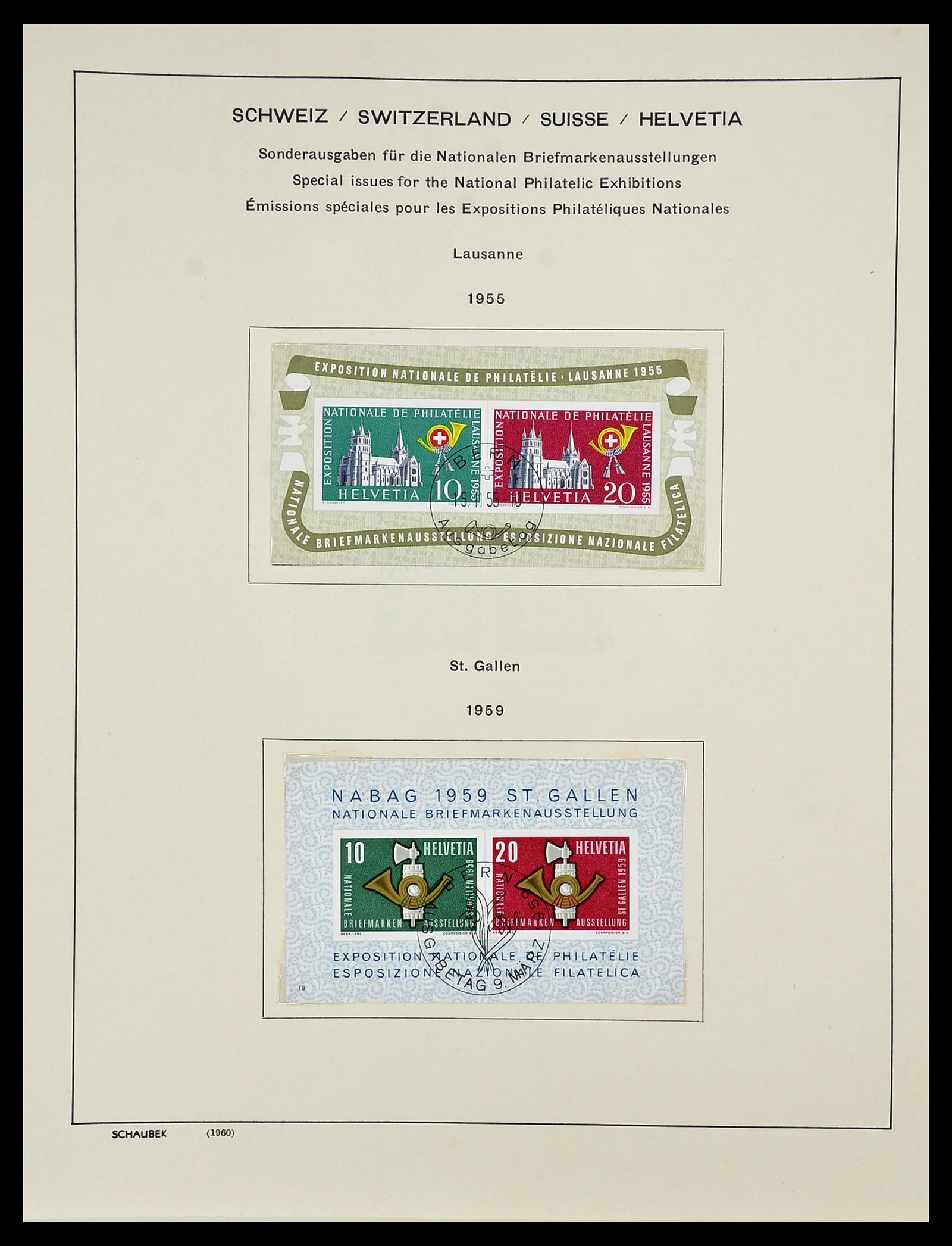 34204 135 - Postzegelverzameling 34204 Zwitserland 1862-2001.