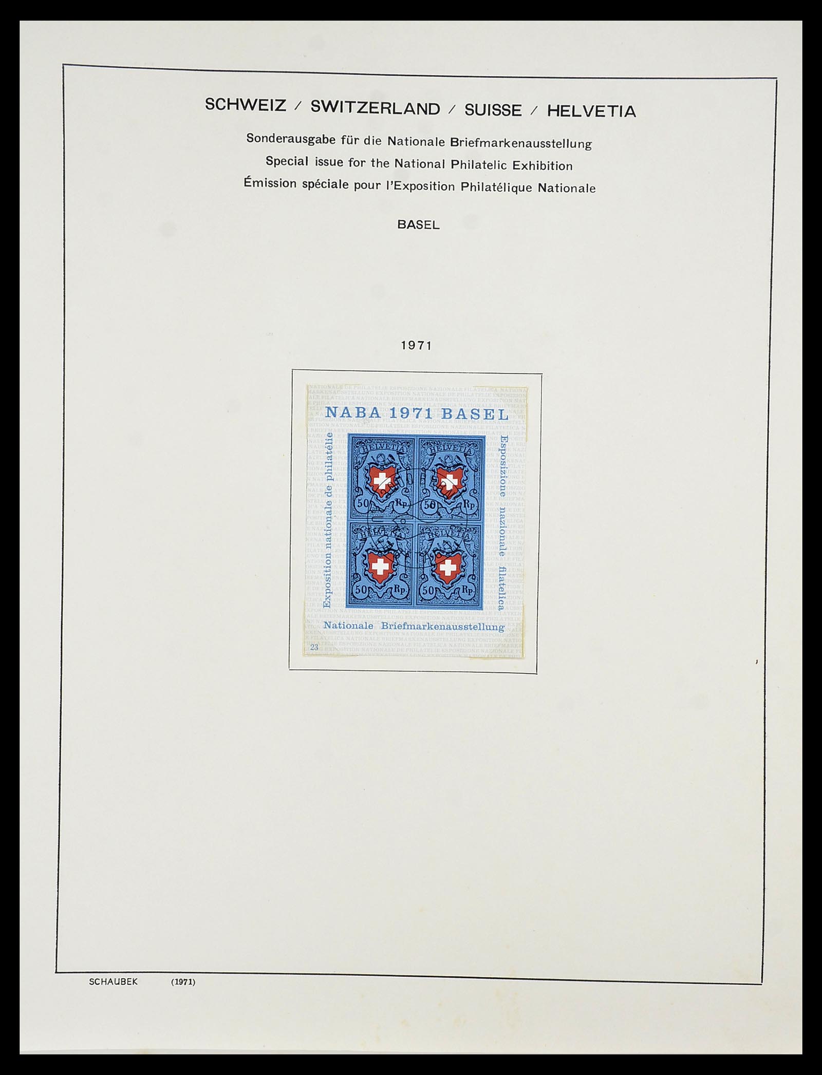 34204 139 - Postzegelverzameling 34204 Zwitserland 1862-2001.