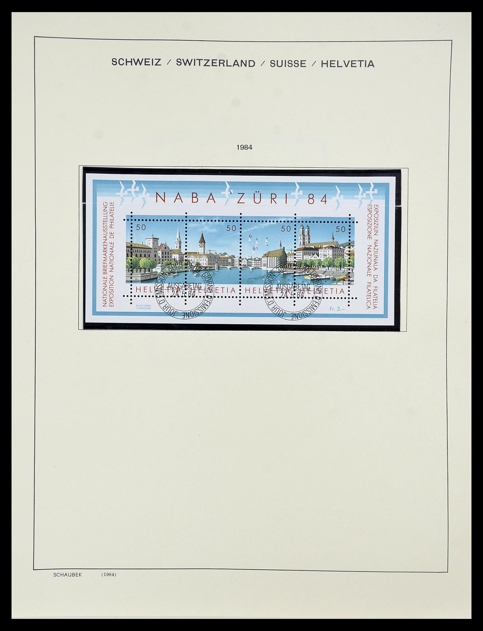 34204 142 - Postzegelverzameling 34204 Zwitserland 1862-2001.