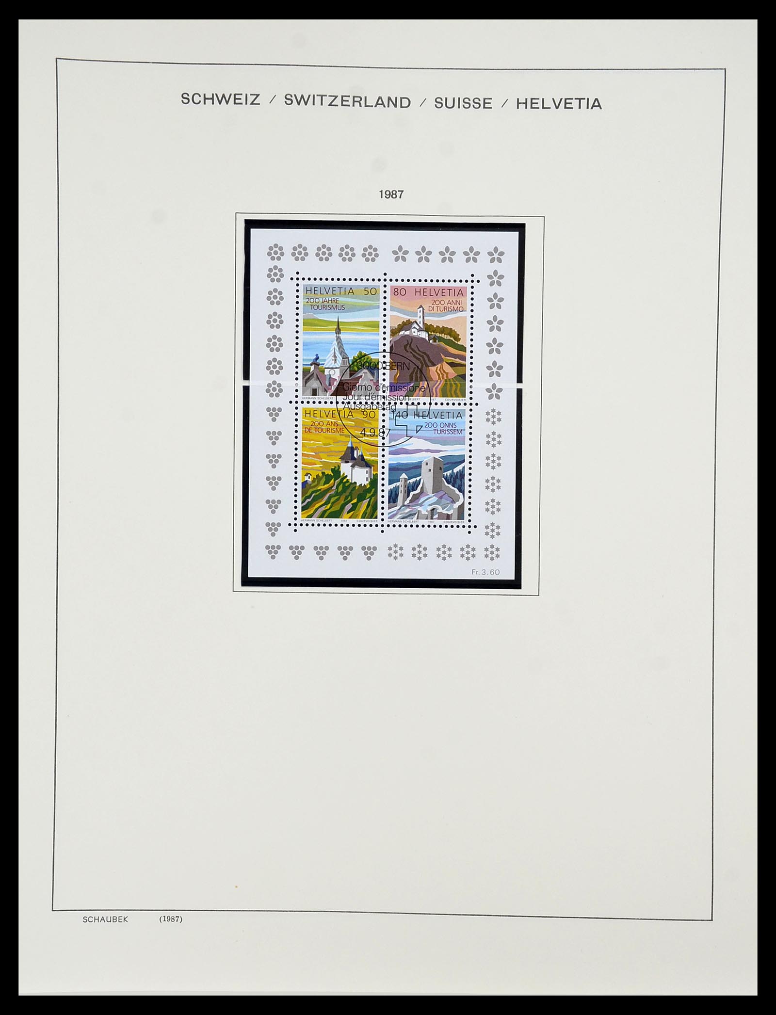 34204 143 - Postzegelverzameling 34204 Zwitserland 1862-2001.