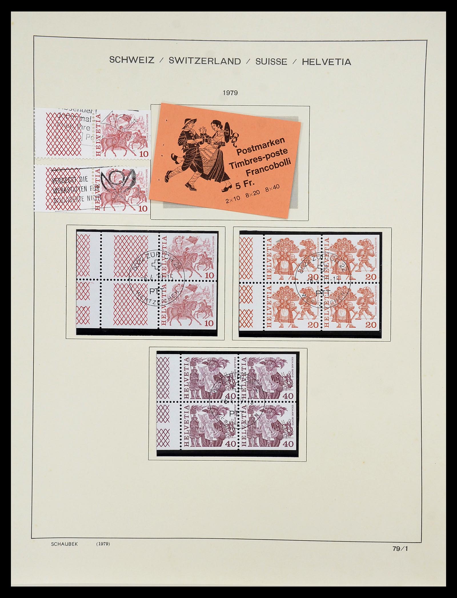 34204 145 - Postzegelverzameling 34204 Zwitserland 1862-2001.