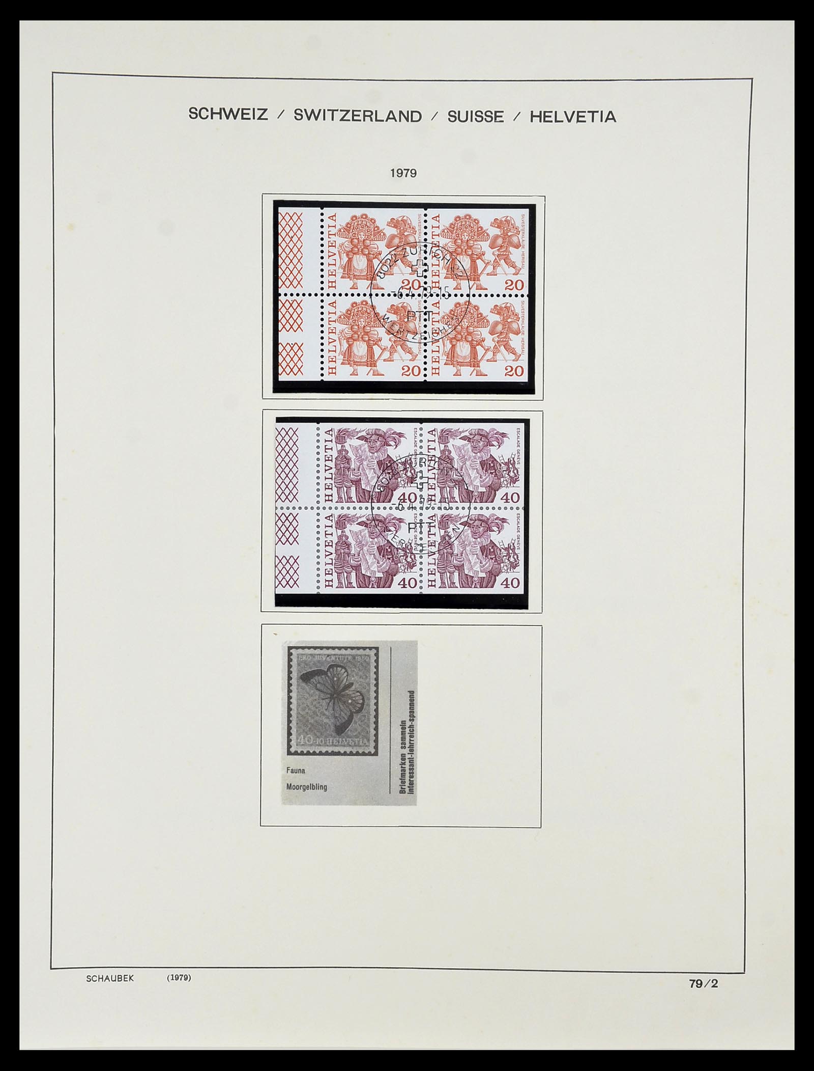 34204 146 - Postzegelverzameling 34204 Zwitserland 1862-2001.