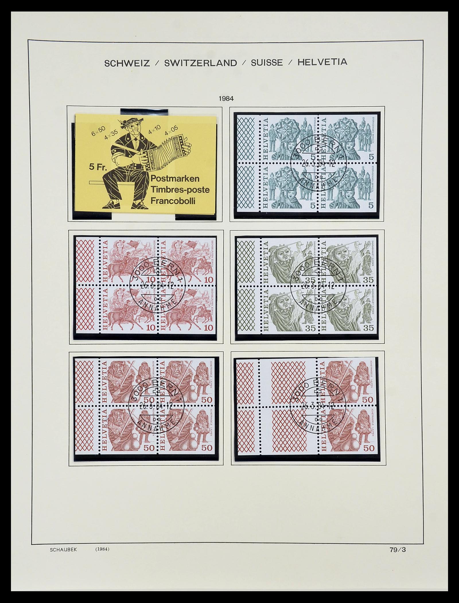 34204 147 - Postzegelverzameling 34204 Zwitserland 1862-2001.