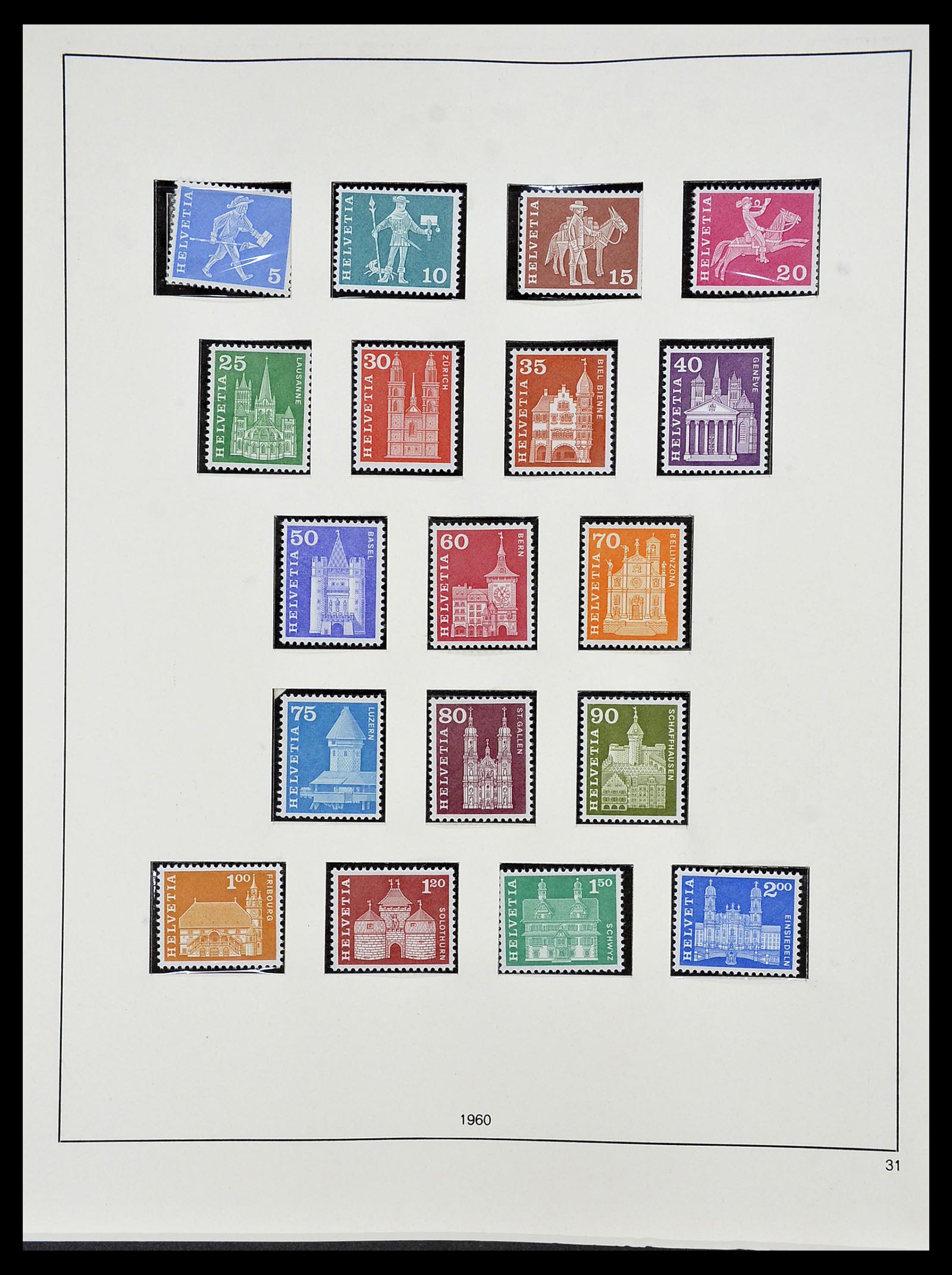 34204 149 - Postzegelverzameling 34204 Zwitserland 1862-2001.