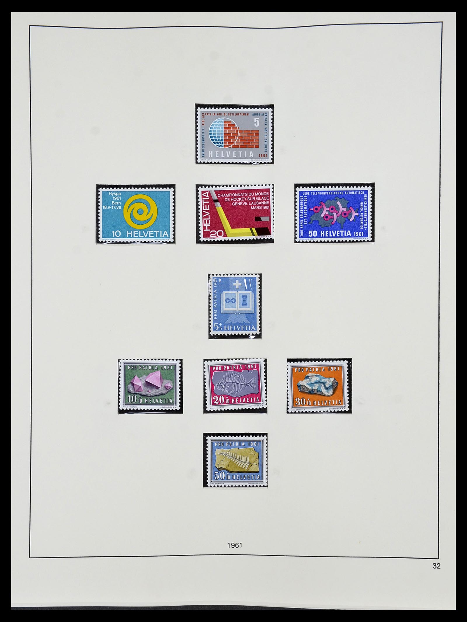 34204 150 - Postzegelverzameling 34204 Zwitserland 1862-2001.