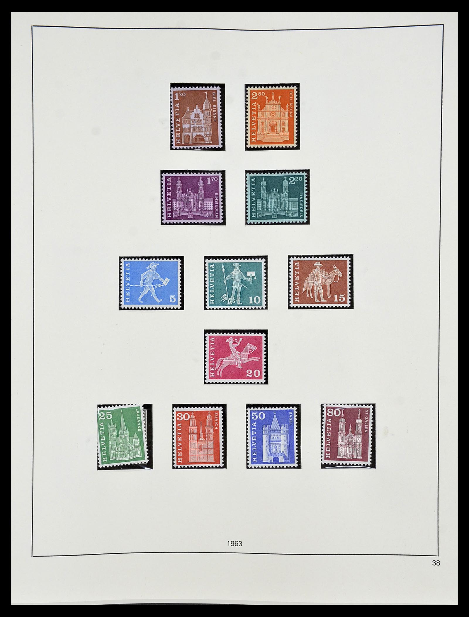 34204 156 - Postzegelverzameling 34204 Zwitserland 1862-2001.