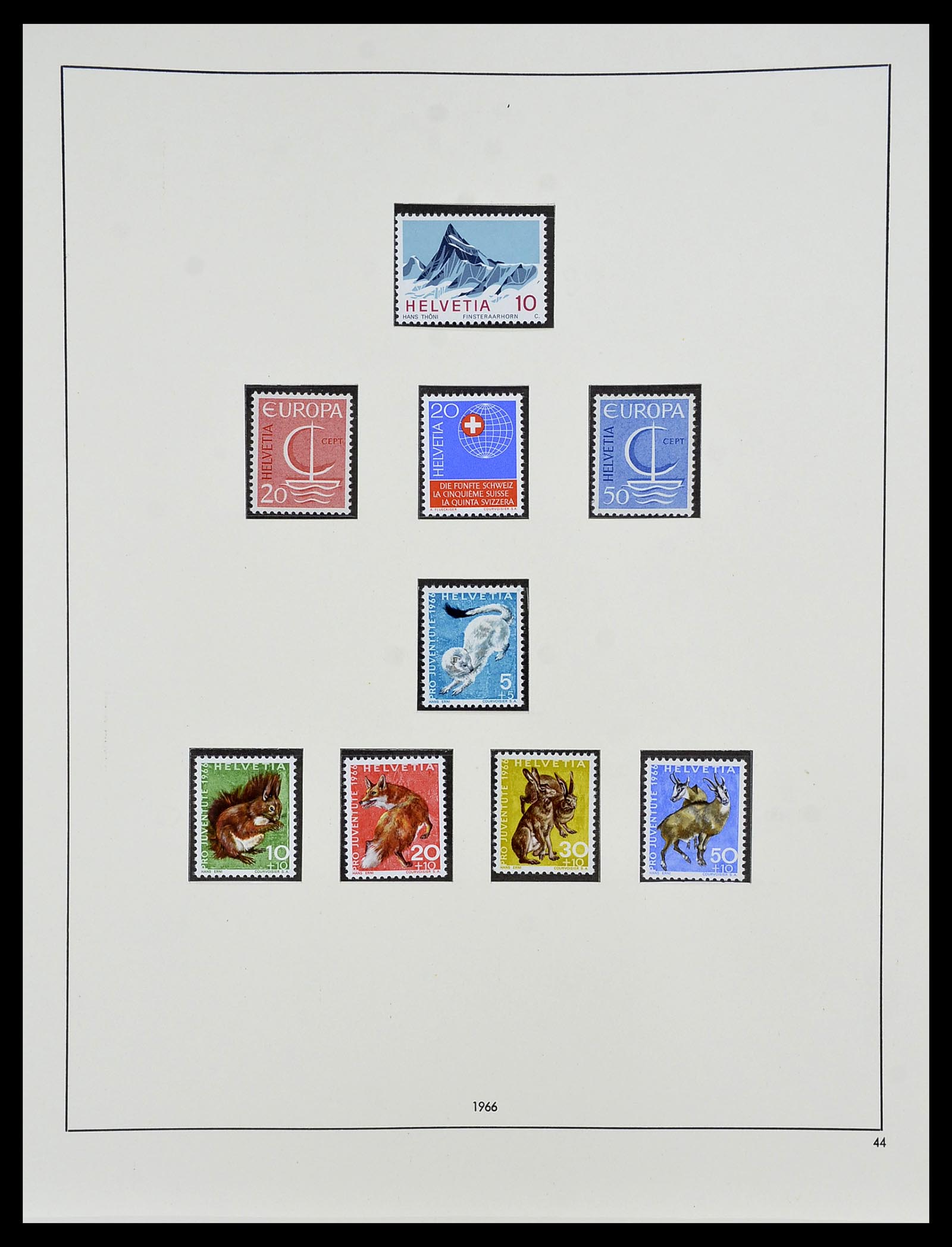 34204 162 - Postzegelverzameling 34204 Zwitserland 1862-2001.