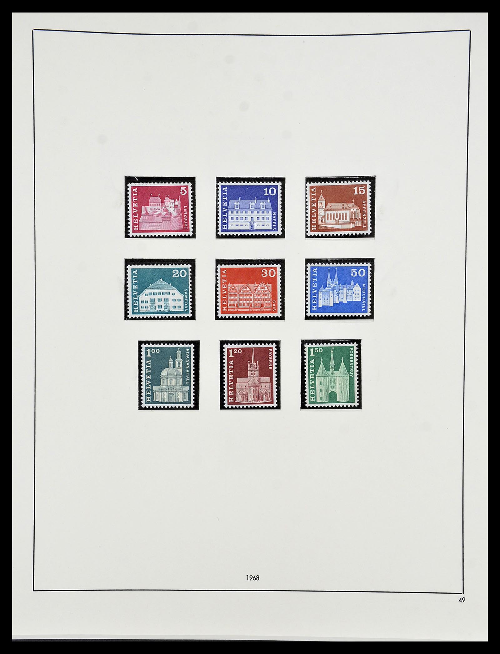 34204 167 - Postzegelverzameling 34204 Zwitserland 1862-2001.