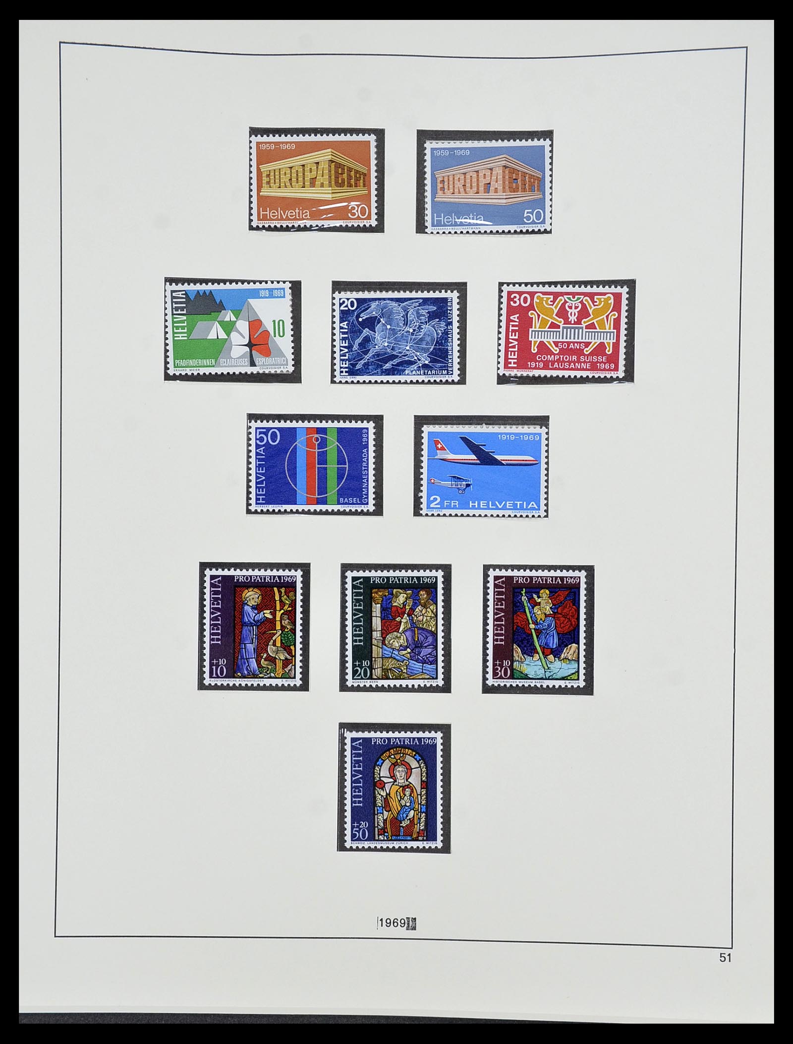 34204 169 - Postzegelverzameling 34204 Zwitserland 1862-2001.
