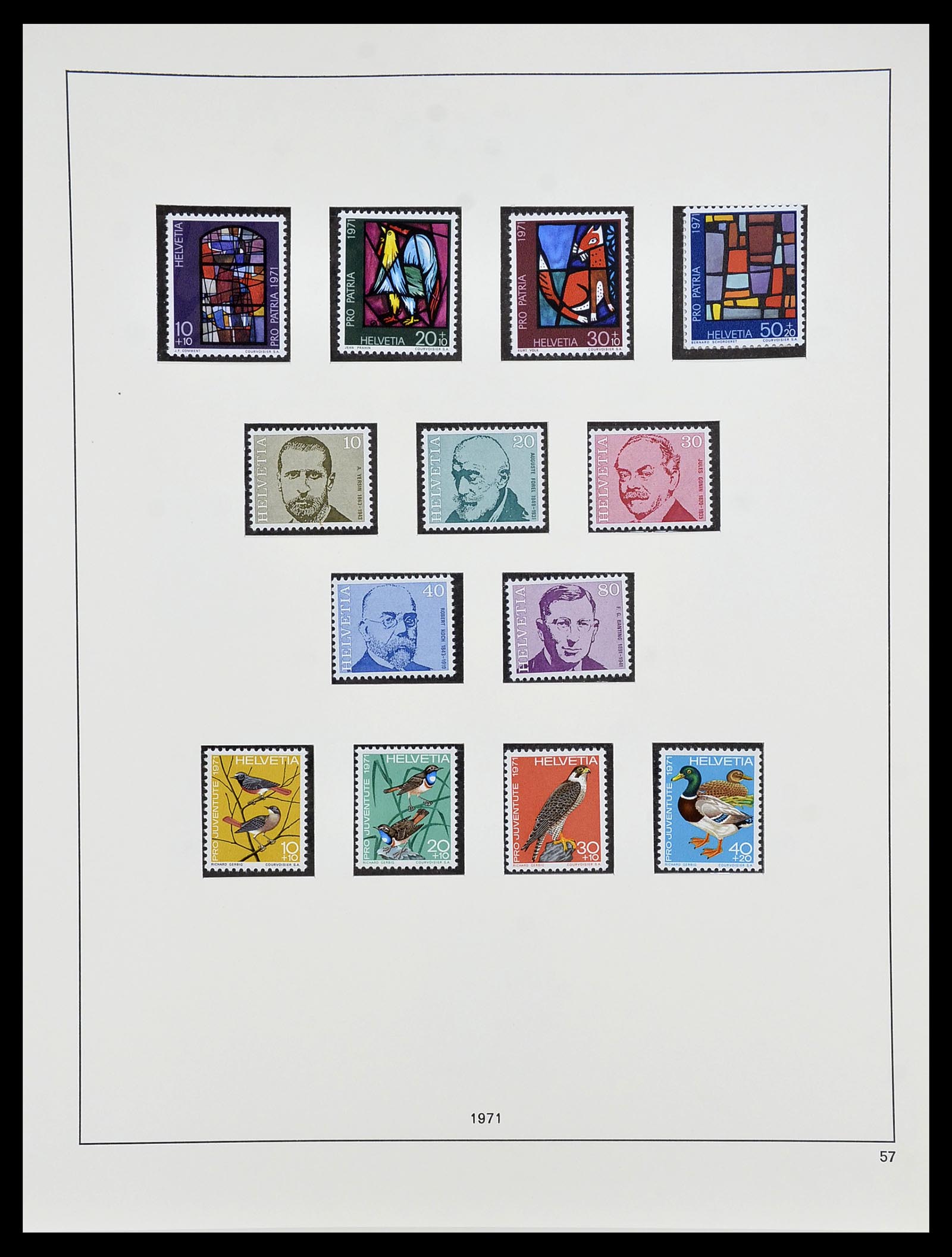 34204 175 - Postzegelverzameling 34204 Zwitserland 1862-2001.