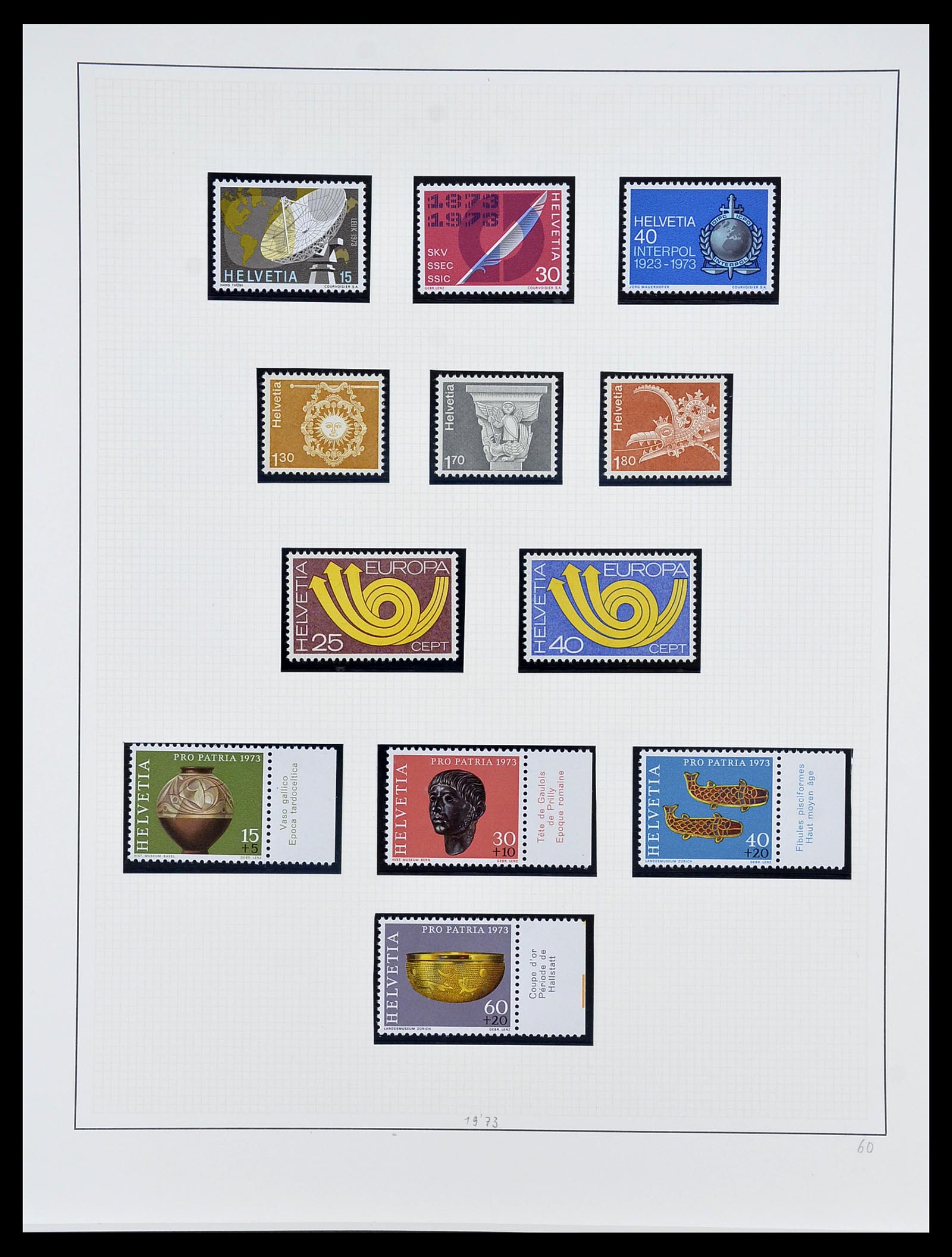 34204 178 - Postzegelverzameling 34204 Zwitserland 1862-2001.