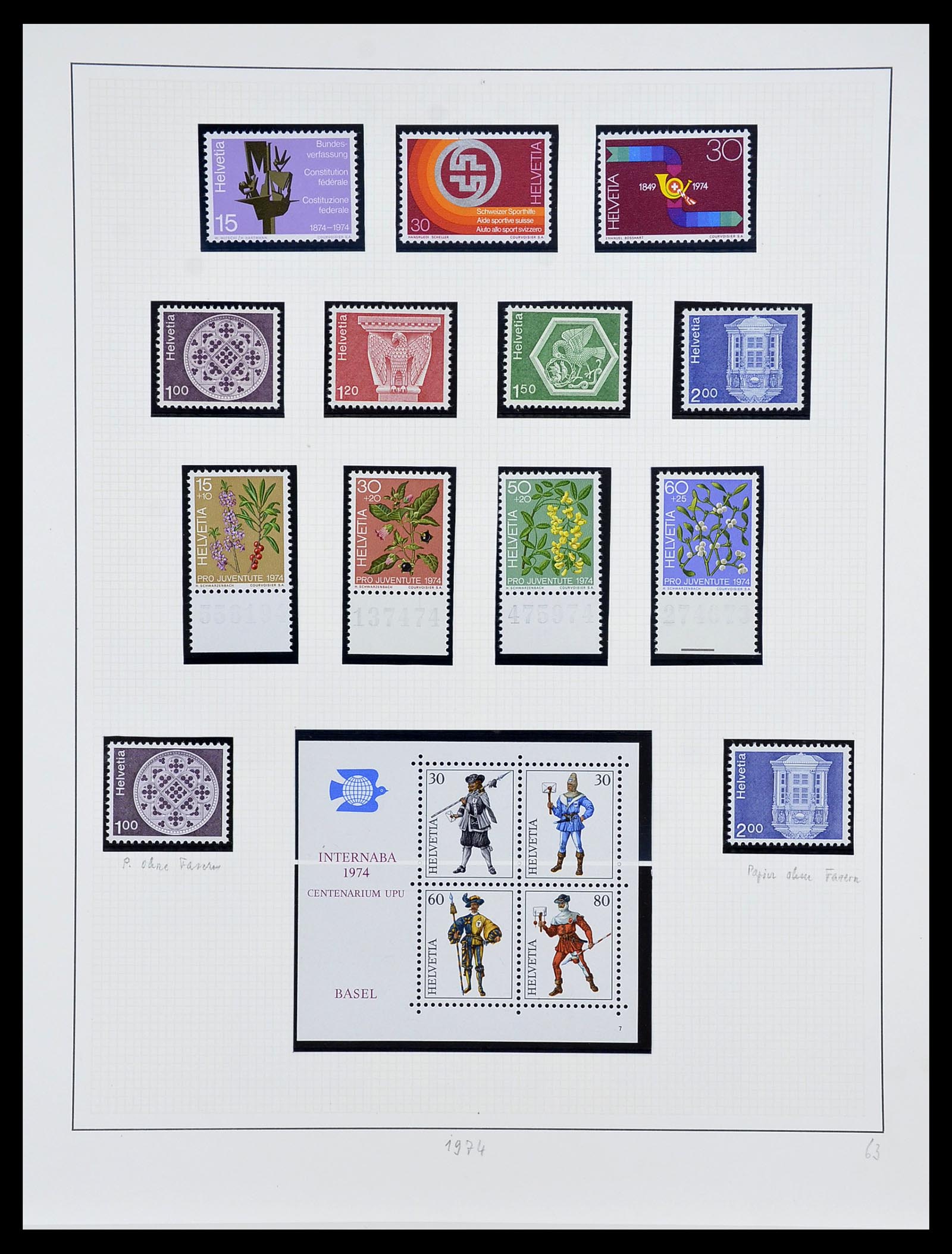 34204 181 - Postzegelverzameling 34204 Zwitserland 1862-2001.