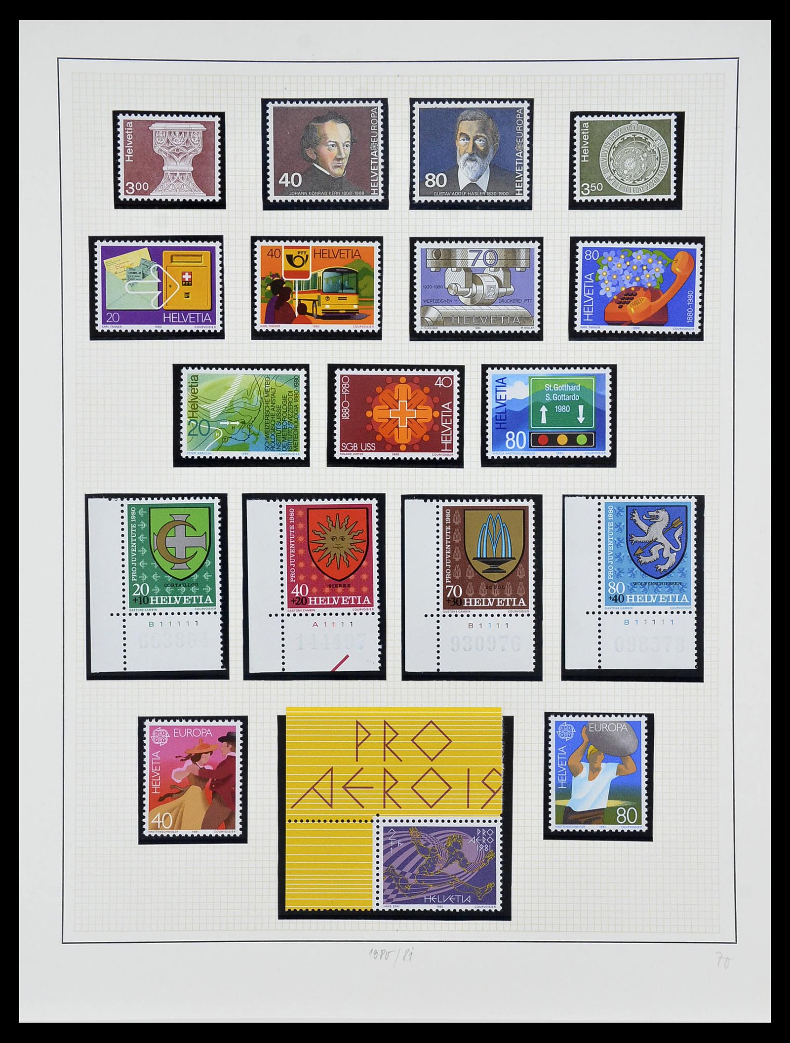 34204 188 - Postzegelverzameling 34204 Zwitserland 1862-2001.