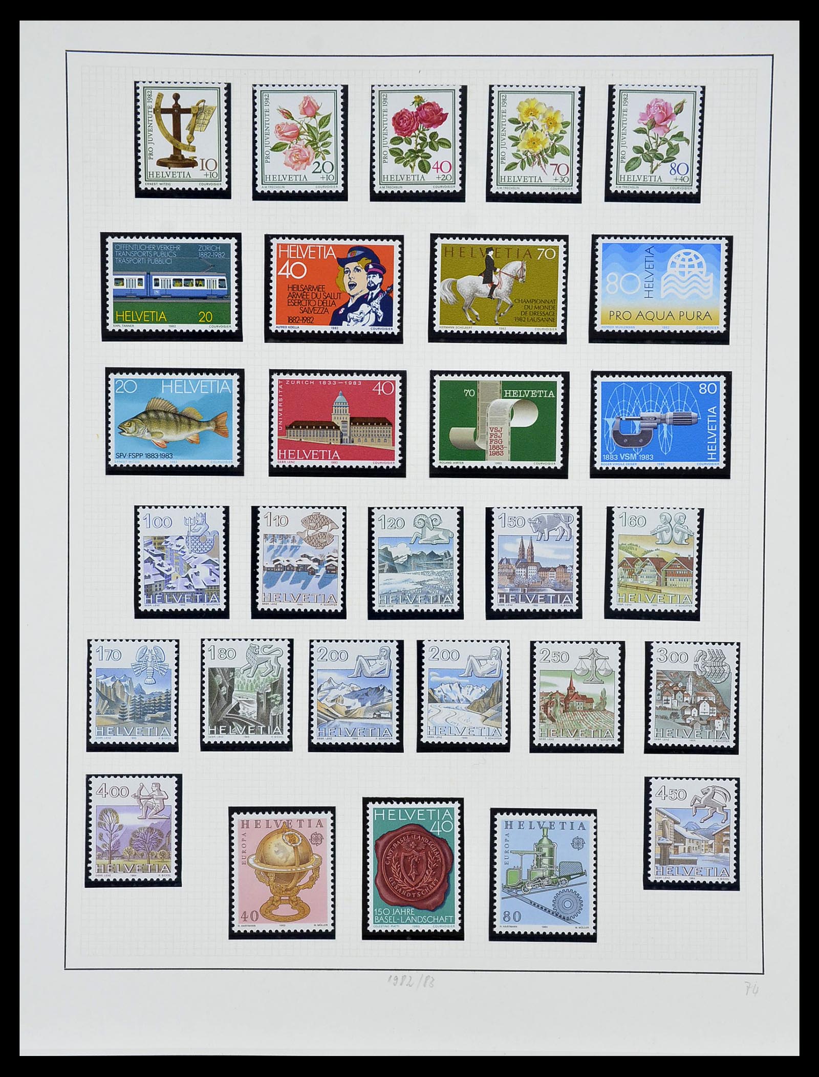 34204 192 - Postzegelverzameling 34204 Zwitserland 1862-2001.
