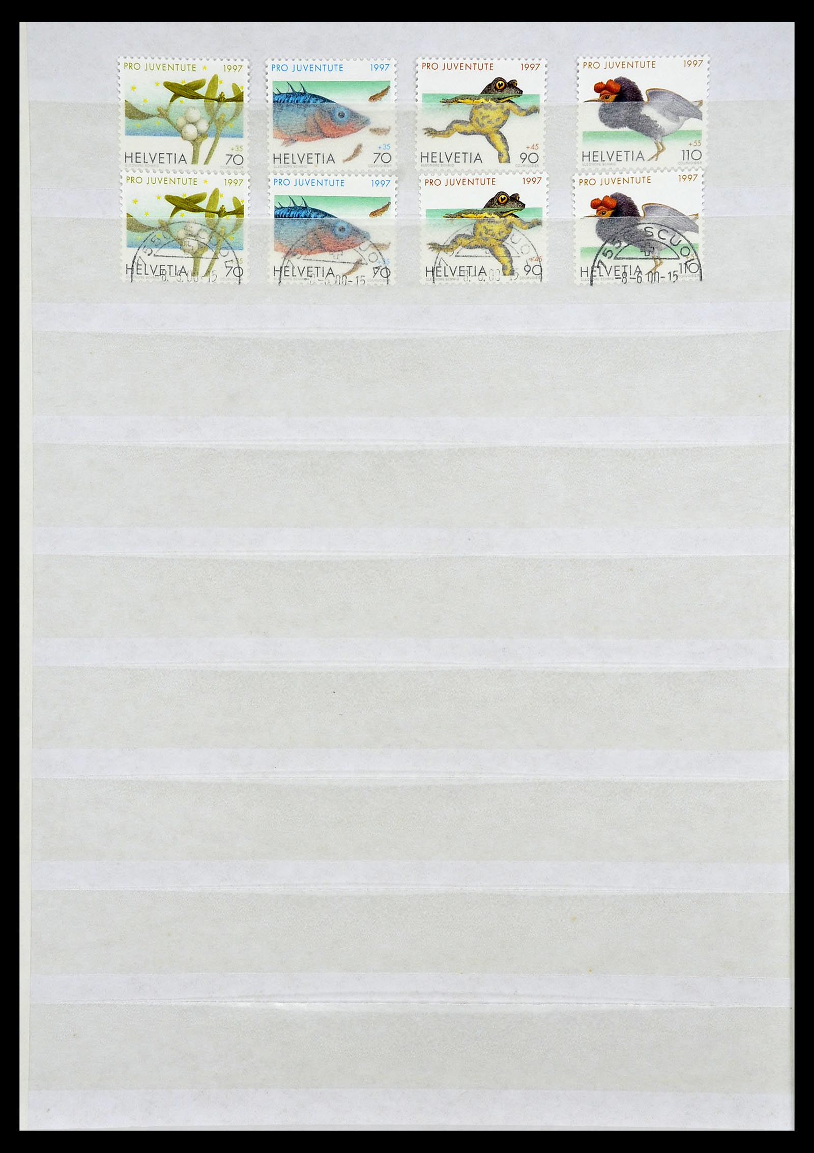34204 222 - Postzegelverzameling 34204 Zwitserland 1862-2001.
