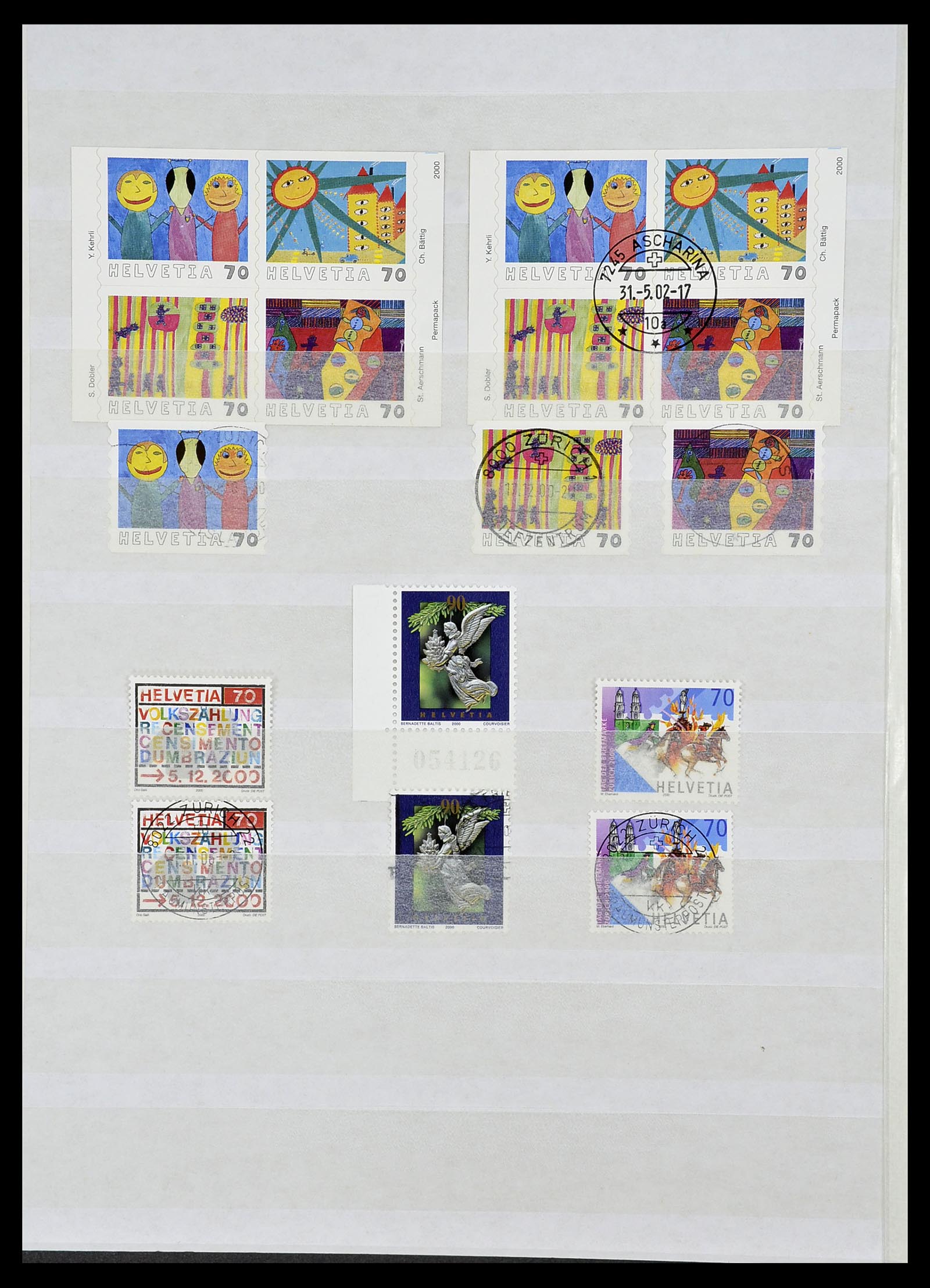 34204 232 - Postzegelverzameling 34204 Zwitserland 1862-2001.