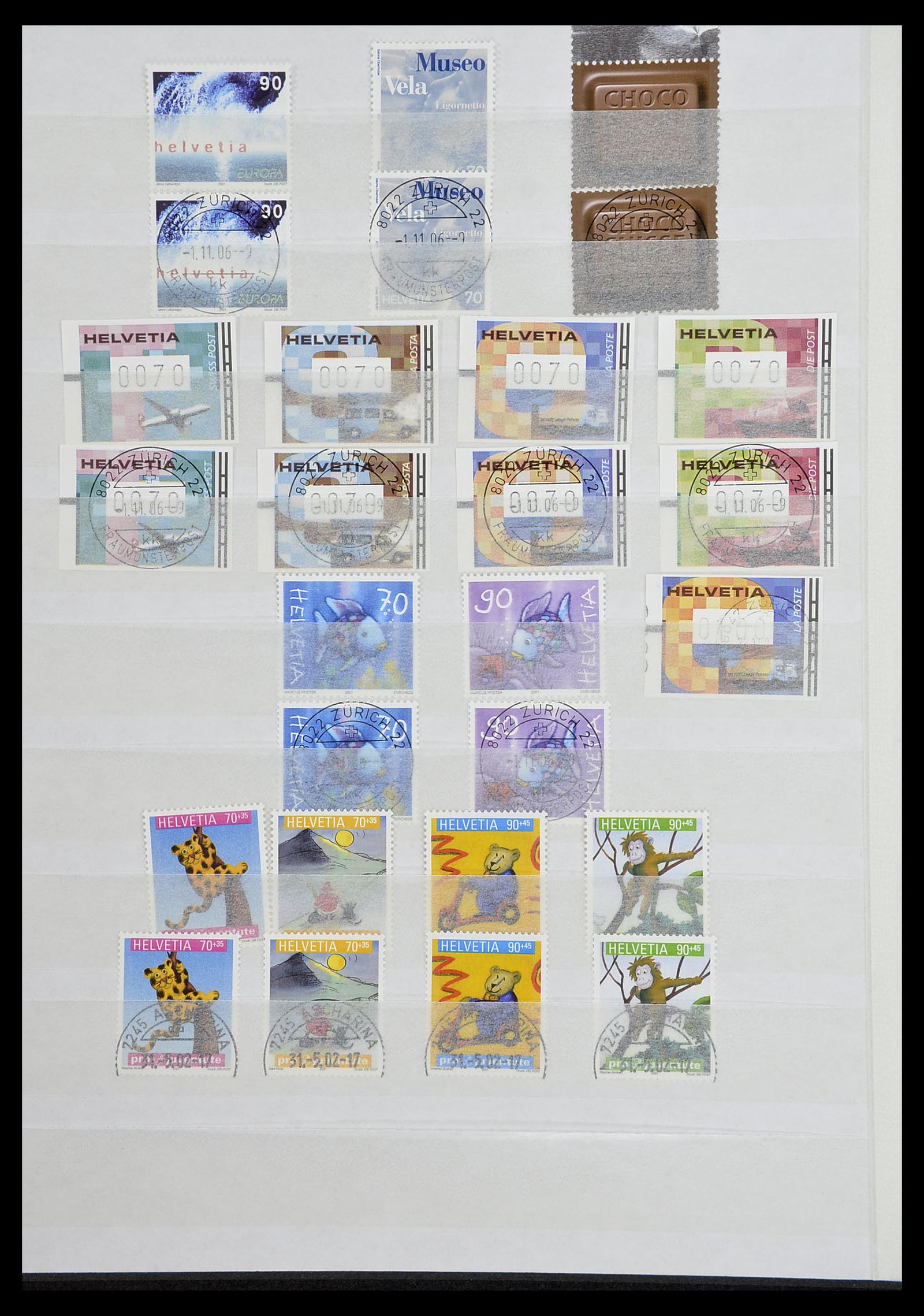 34204 234 - Postzegelverzameling 34204 Zwitserland 1862-2001.