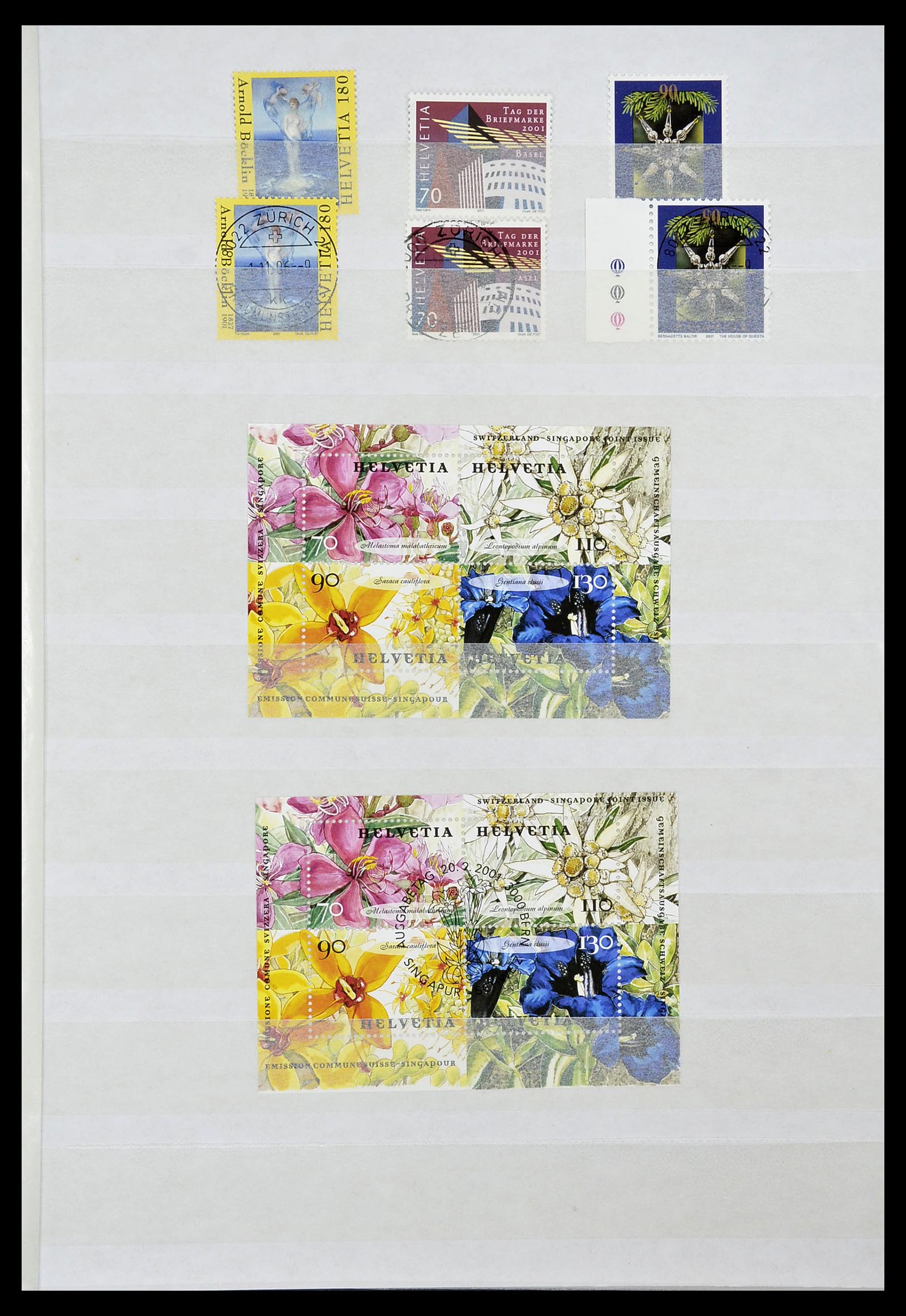 34204 235 - Postzegelverzameling 34204 Zwitserland 1862-2001.