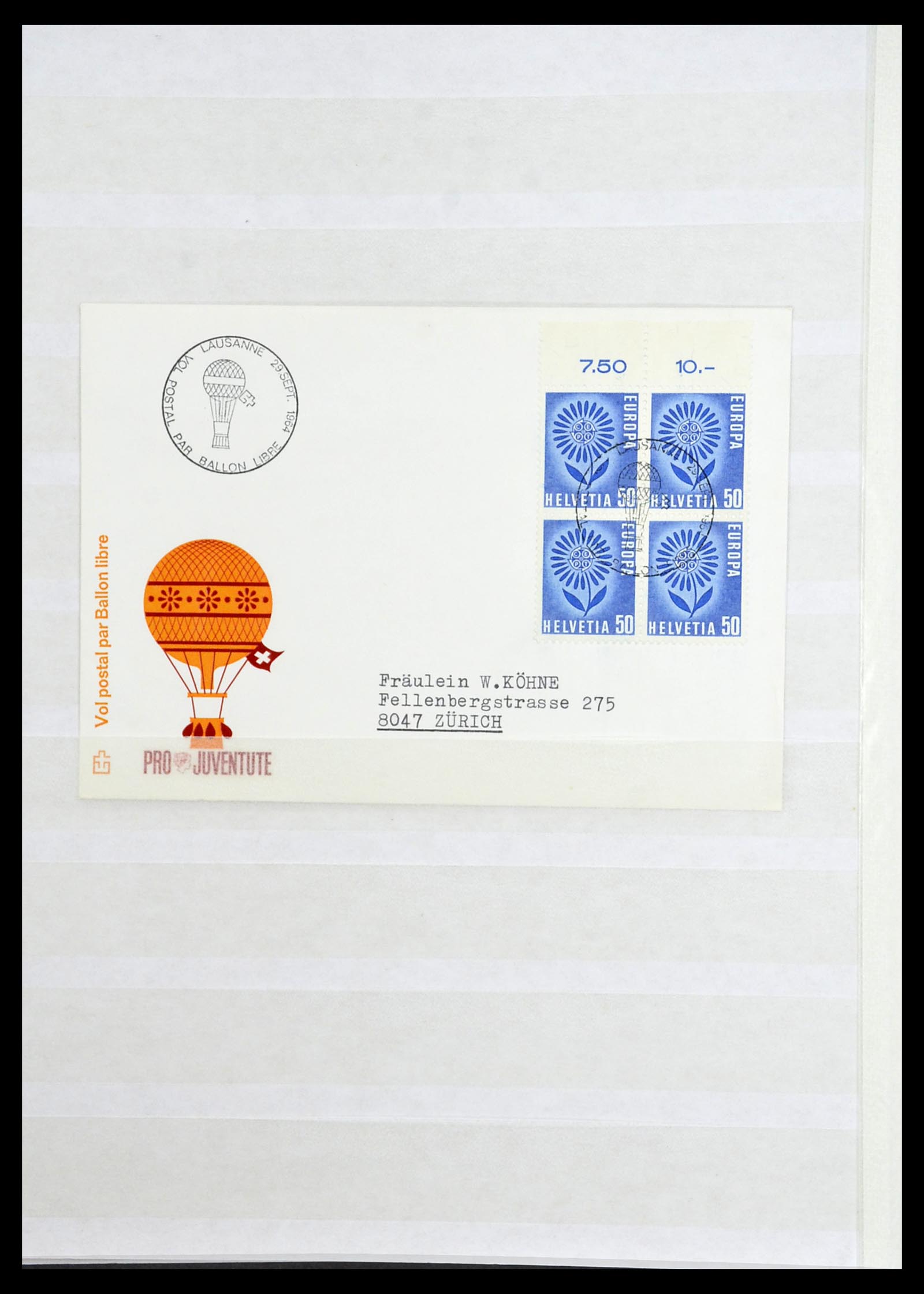34204 240 - Postzegelverzameling 34204 Zwitserland 1862-2001.