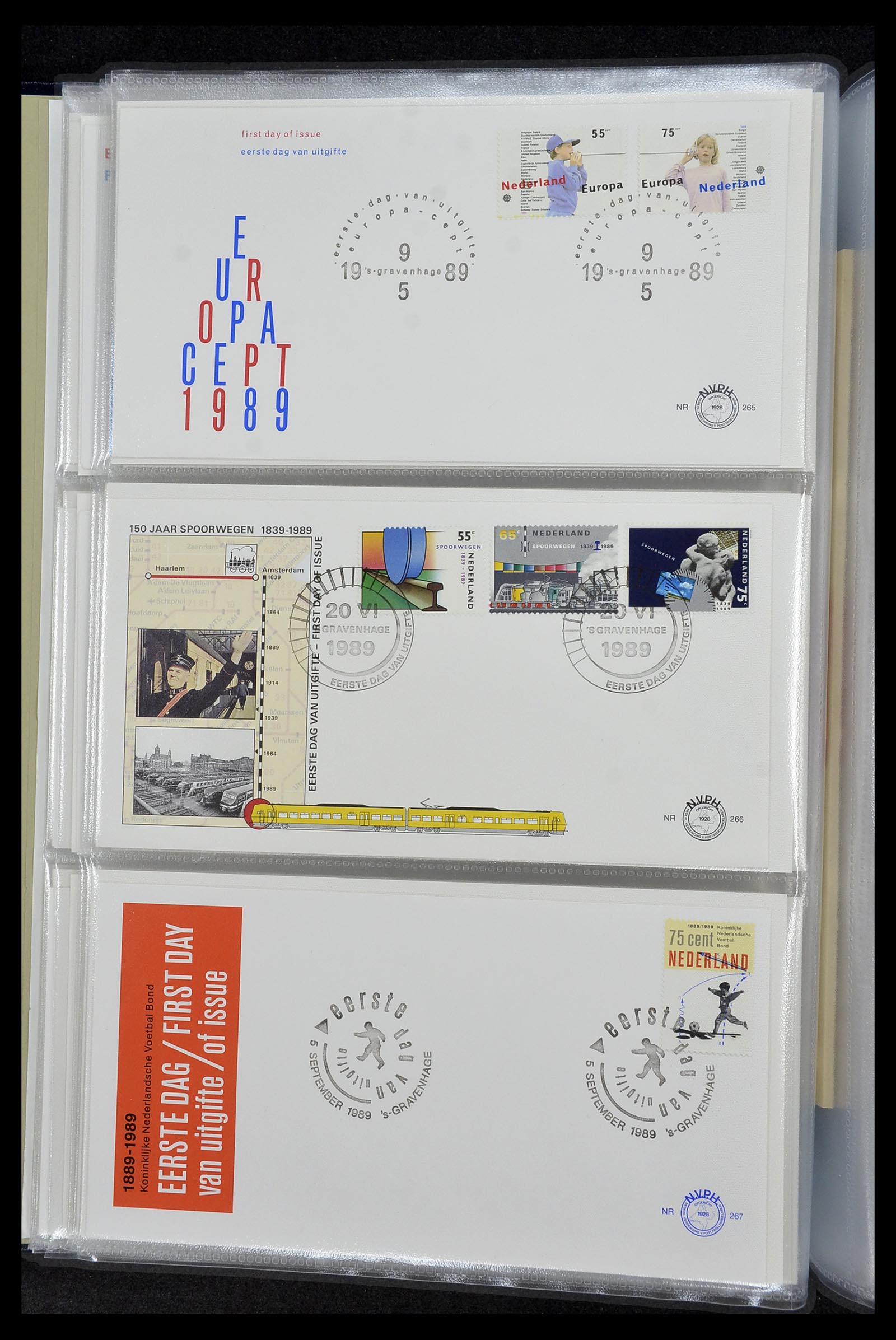 34207 064 - Postzegelverzameling 34207 Nederland FDC's 1970-2011.