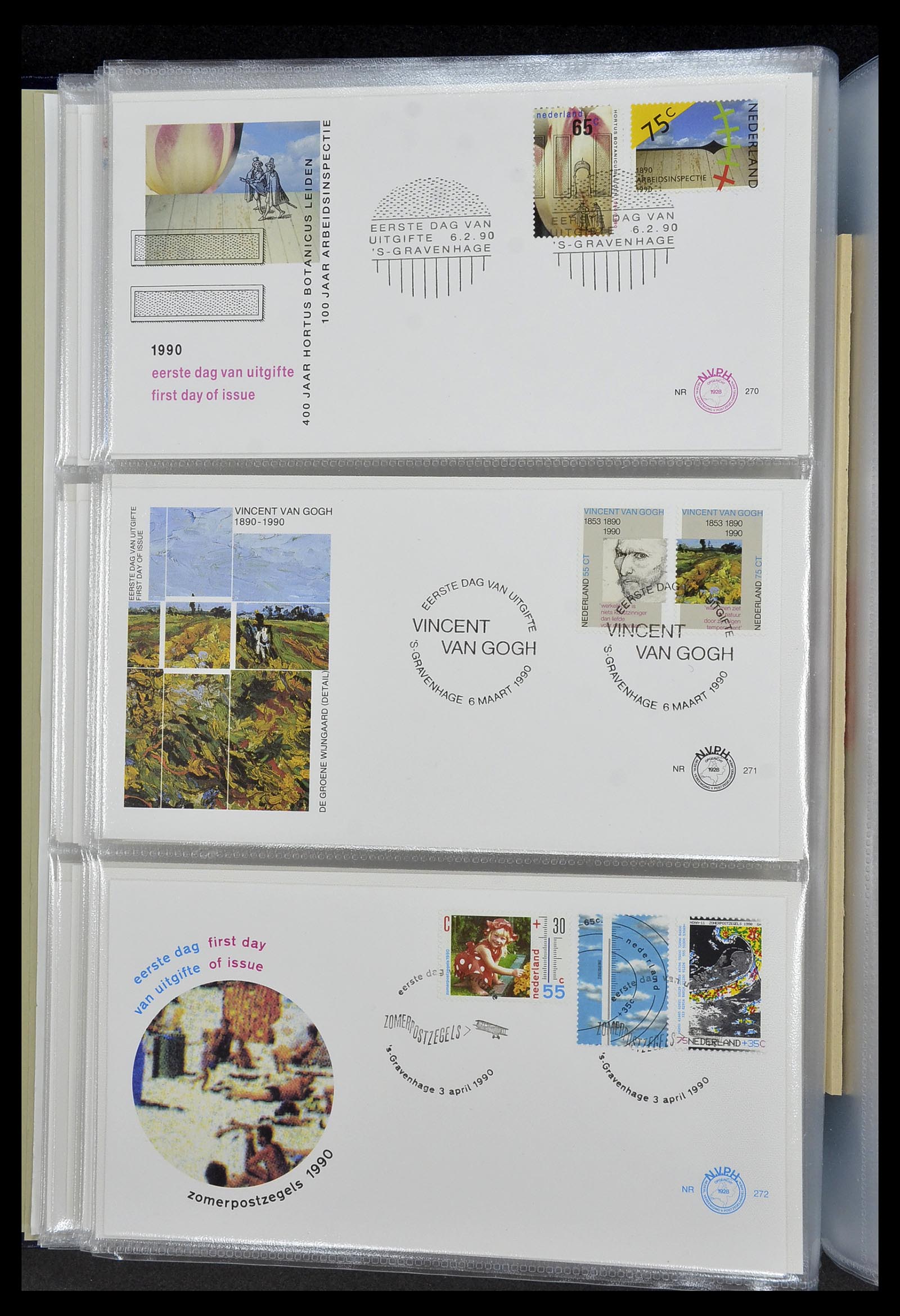 34207 066 - Postzegelverzameling 34207 Nederland FDC's 1970-2011.