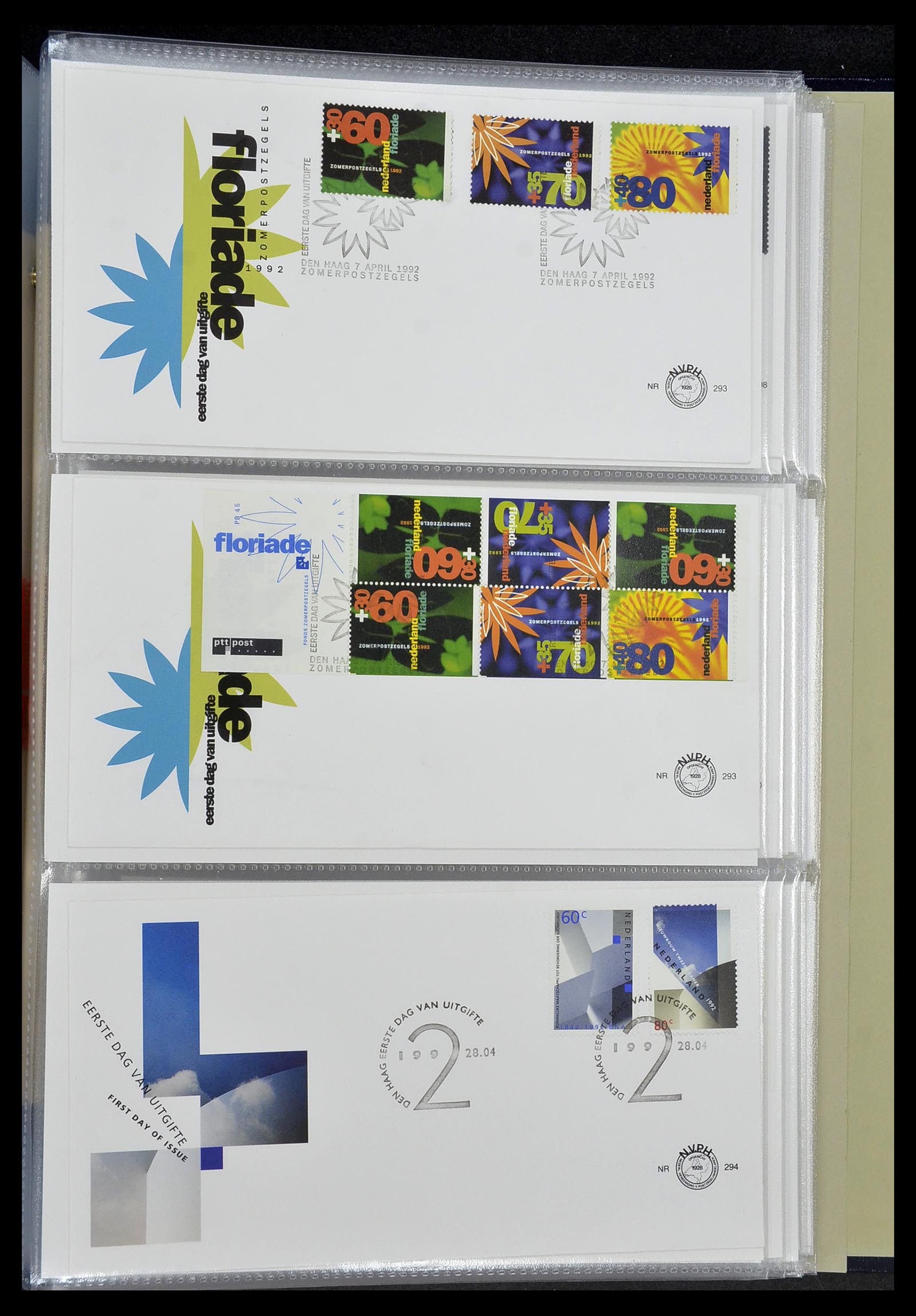 34207 075 - Postzegelverzameling 34207 Nederland FDC's 1970-2011.