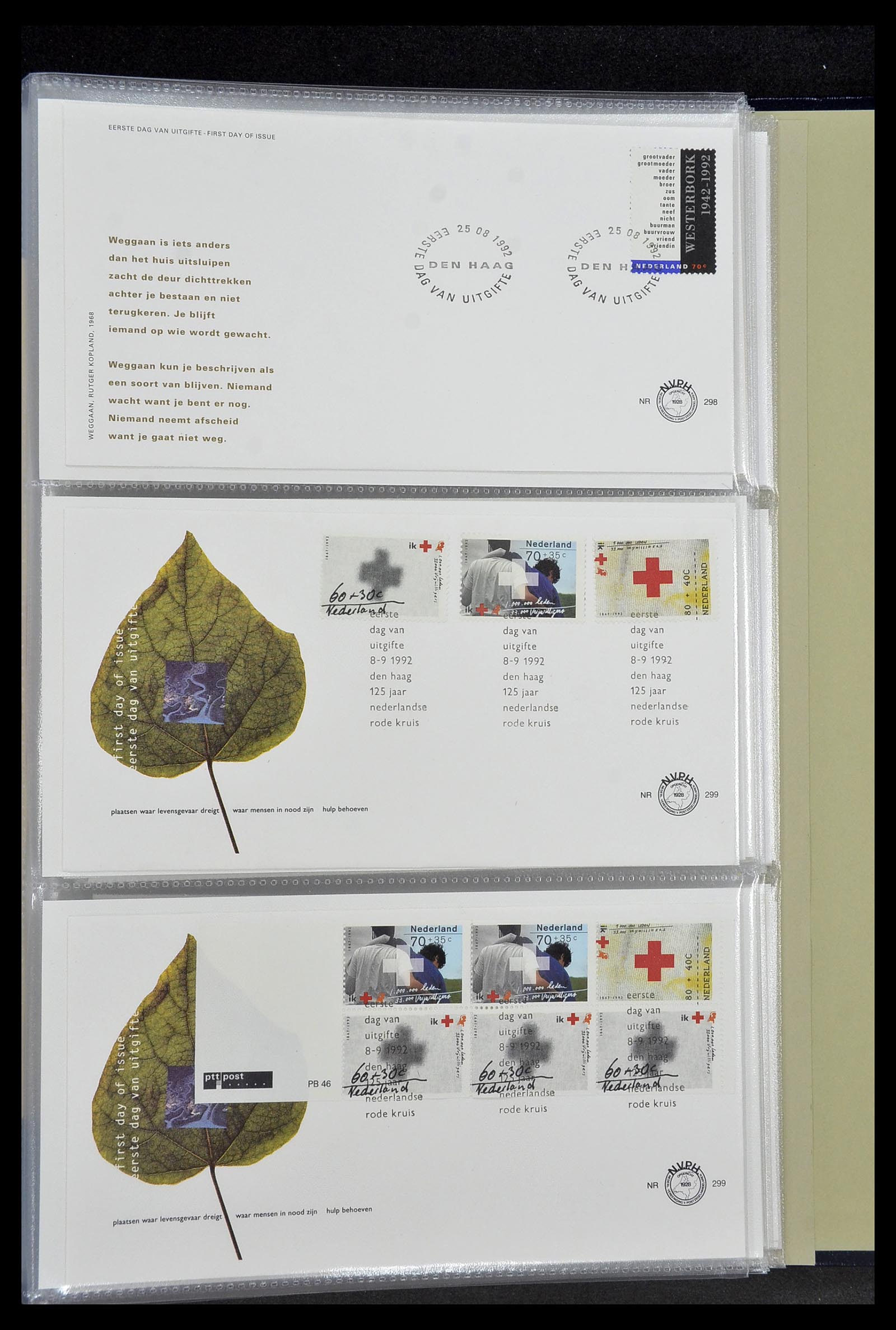 34207 077 - Postzegelverzameling 34207 Nederland FDC's 1970-2011.