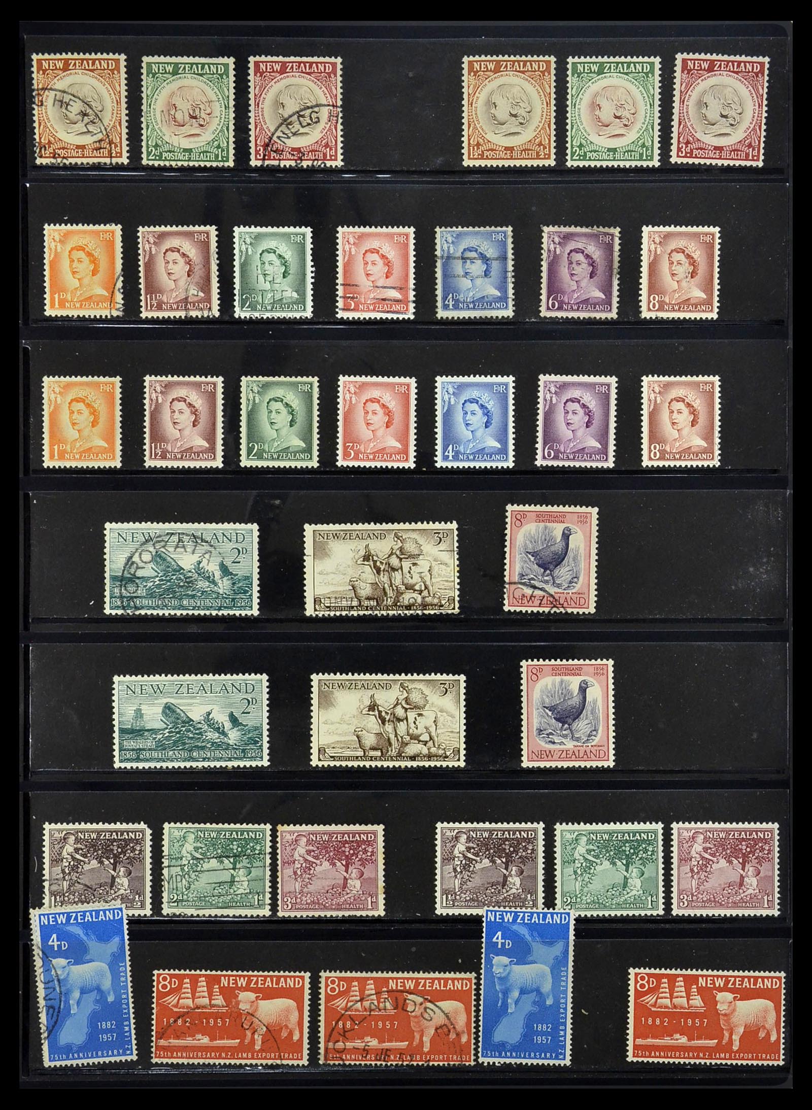 34210 011 - Postzegelverzameling 34210 Nieuw Zeeland 1870-2010.