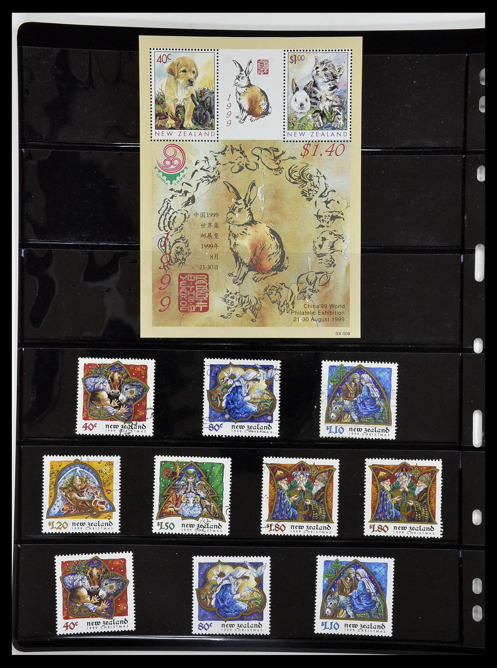 34210 202 - Postzegelverzameling 34210 Nieuw Zeeland 1870-2010.