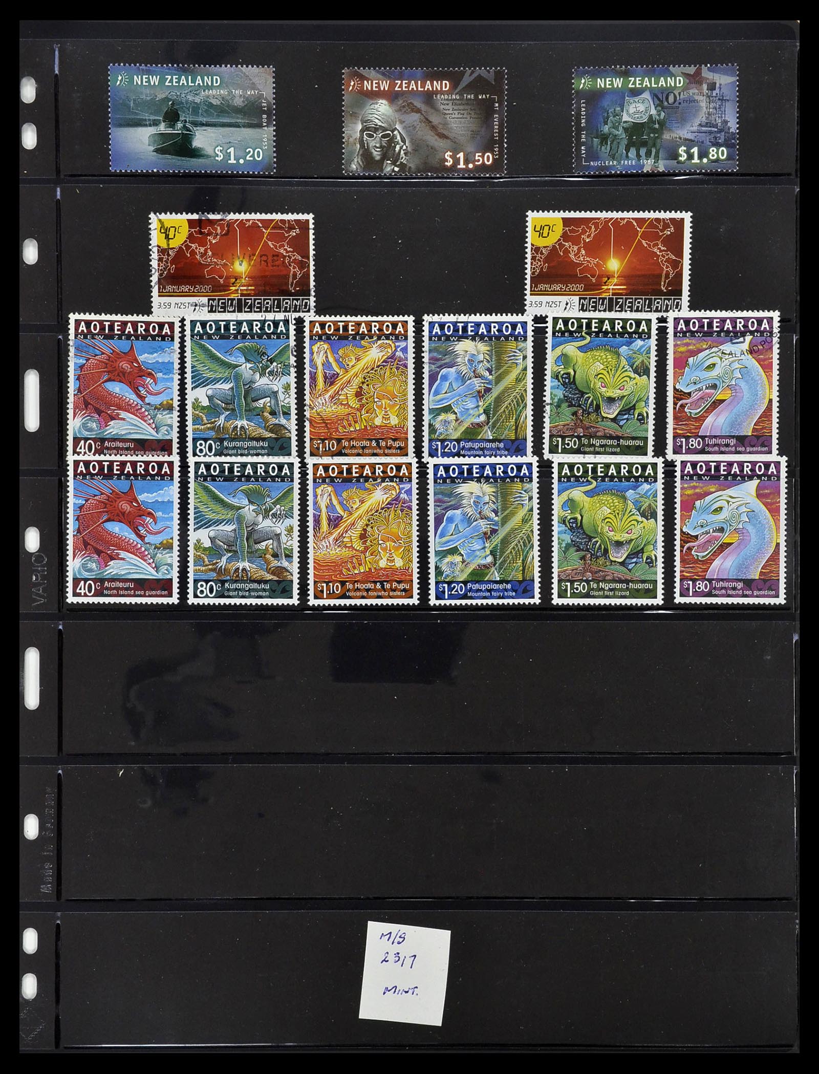 34210 205 - Postzegelverzameling 34210 Nieuw Zeeland 1870-2010.
