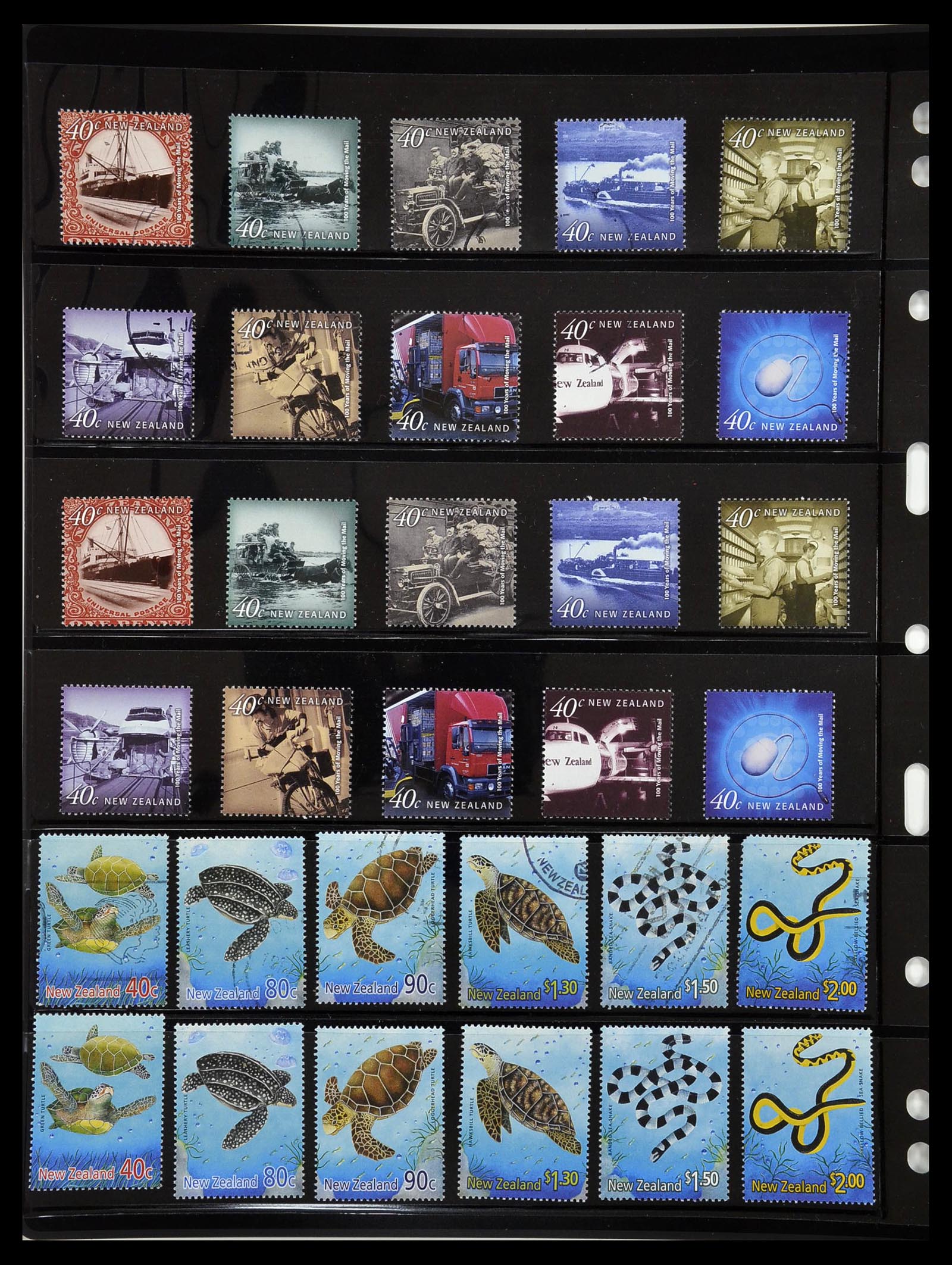 34210 213 - Postzegelverzameling 34210 Nieuw Zeeland 1870-2010.