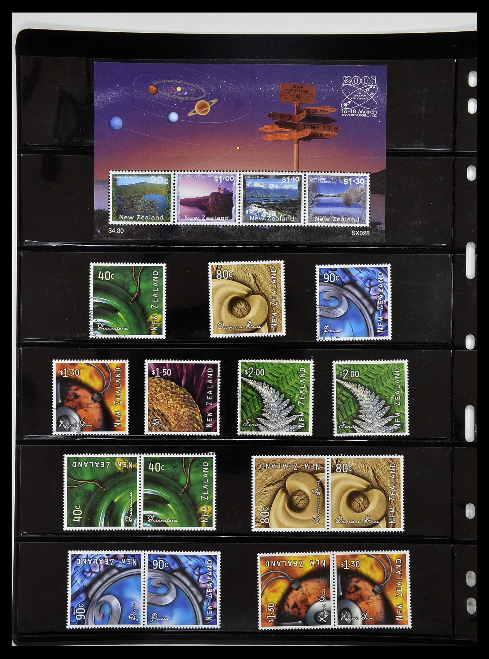 34210 217 - Postzegelverzameling 34210 Nieuw Zeeland 1870-2010.