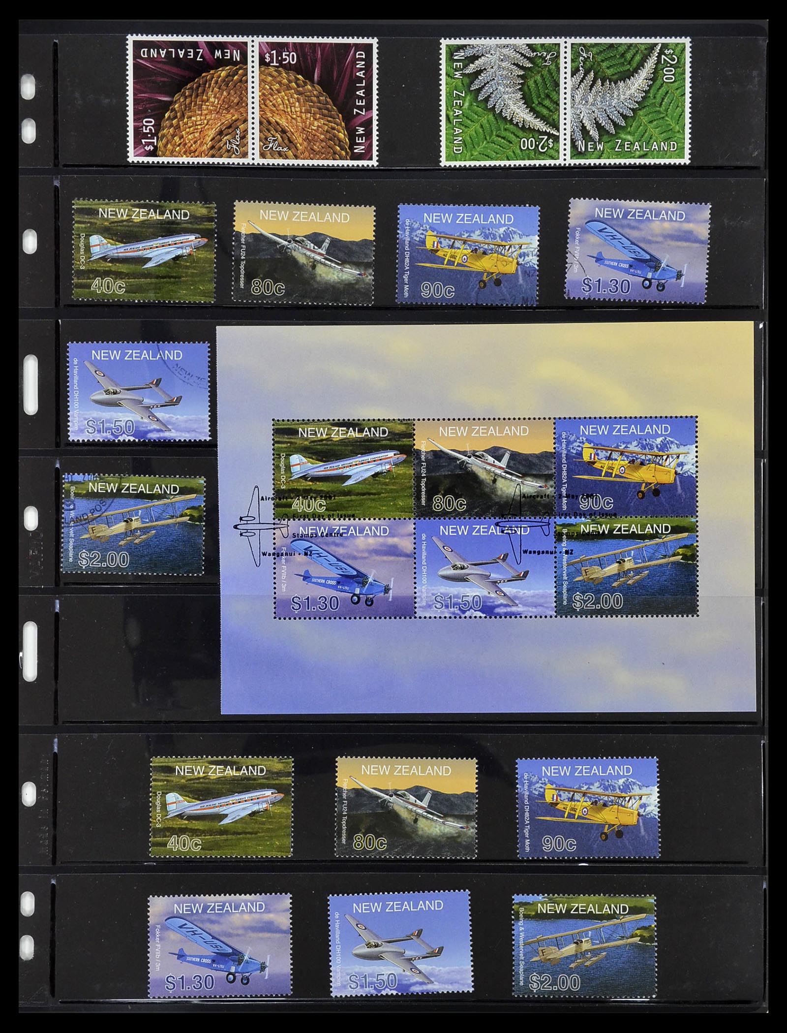 34210 218 - Postzegelverzameling 34210 Nieuw Zeeland 1870-2010.
