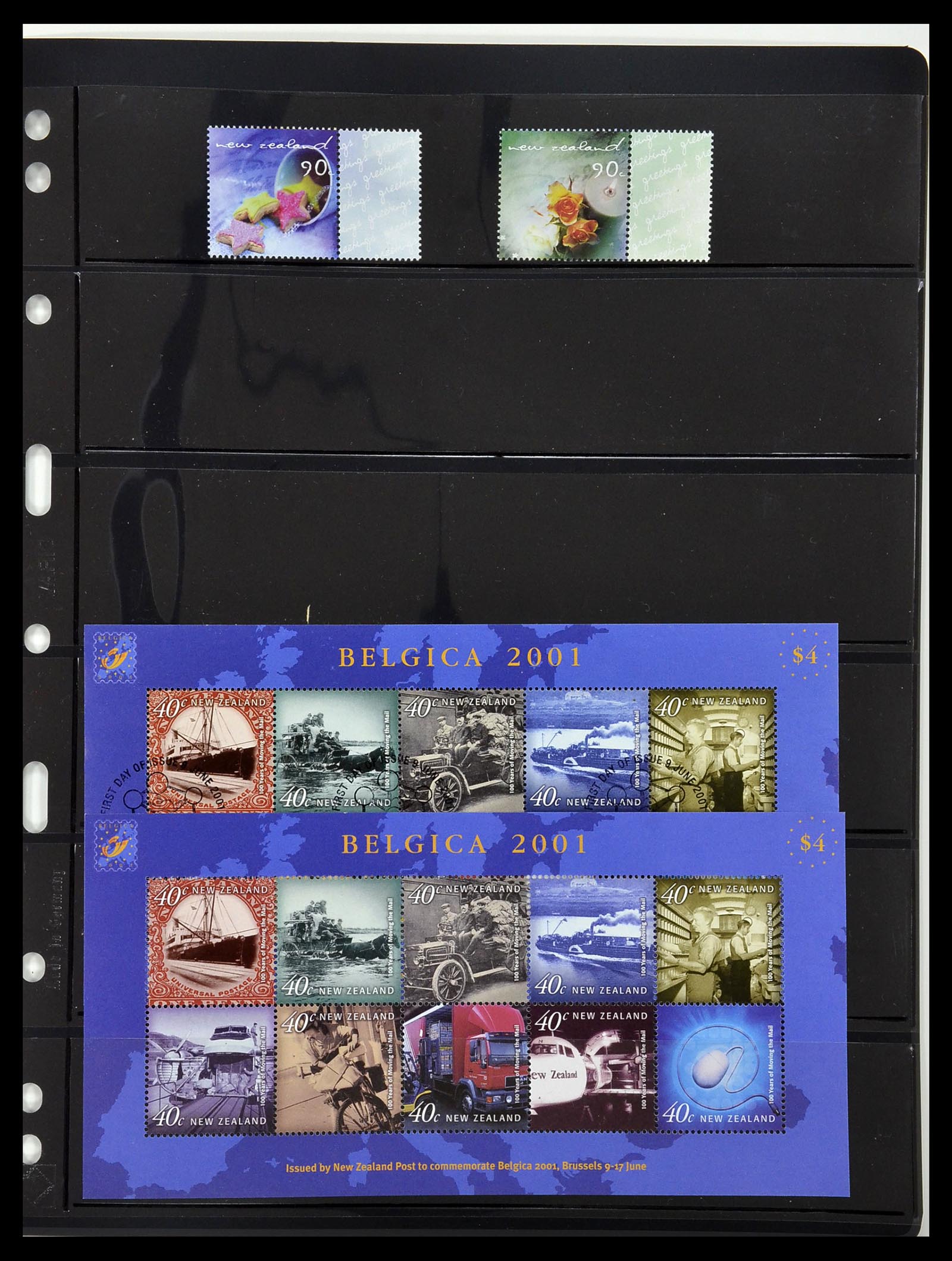 34210 220 - Postzegelverzameling 34210 Nieuw Zeeland 1870-2010.