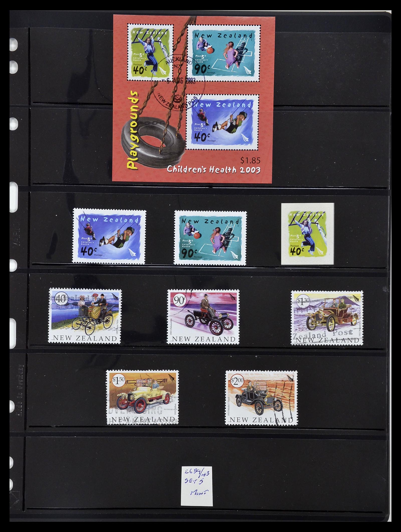 34210 252 - Postzegelverzameling 34210 Nieuw Zeeland 1870-2010.