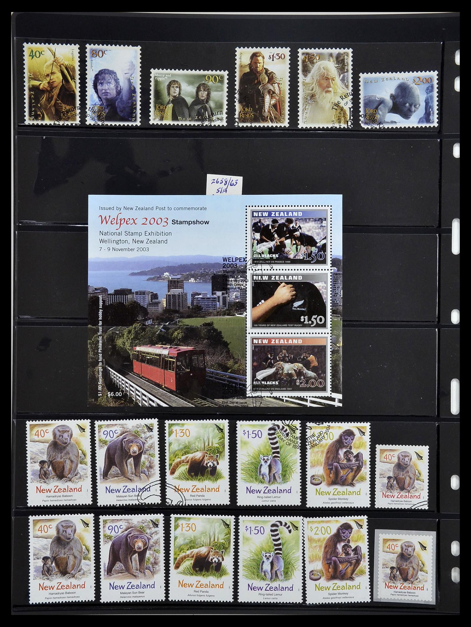 34210 255 - Postzegelverzameling 34210 Nieuw Zeeland 1870-2010.