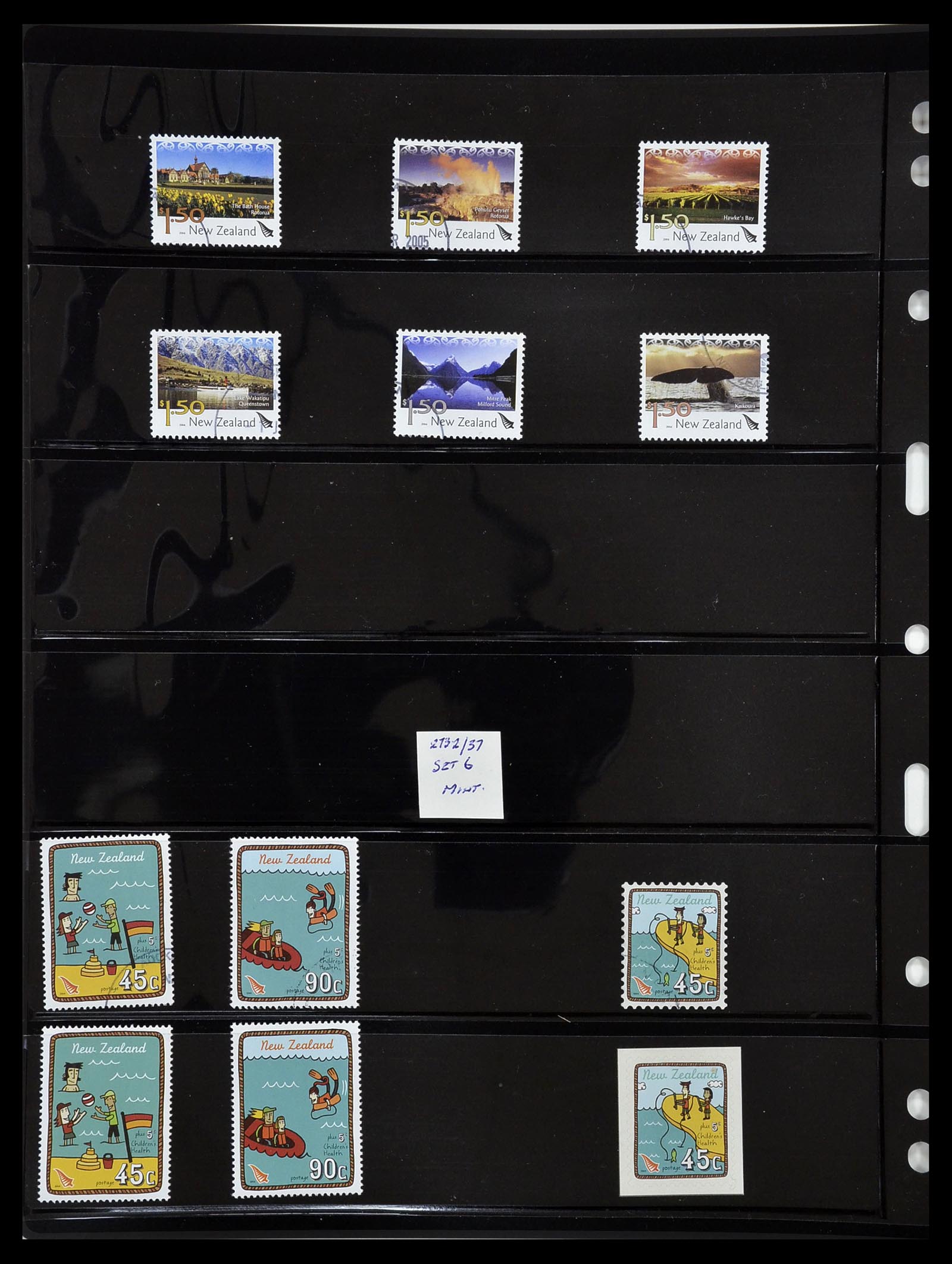 34210 266 - Postzegelverzameling 34210 Nieuw Zeeland 1870-2010.