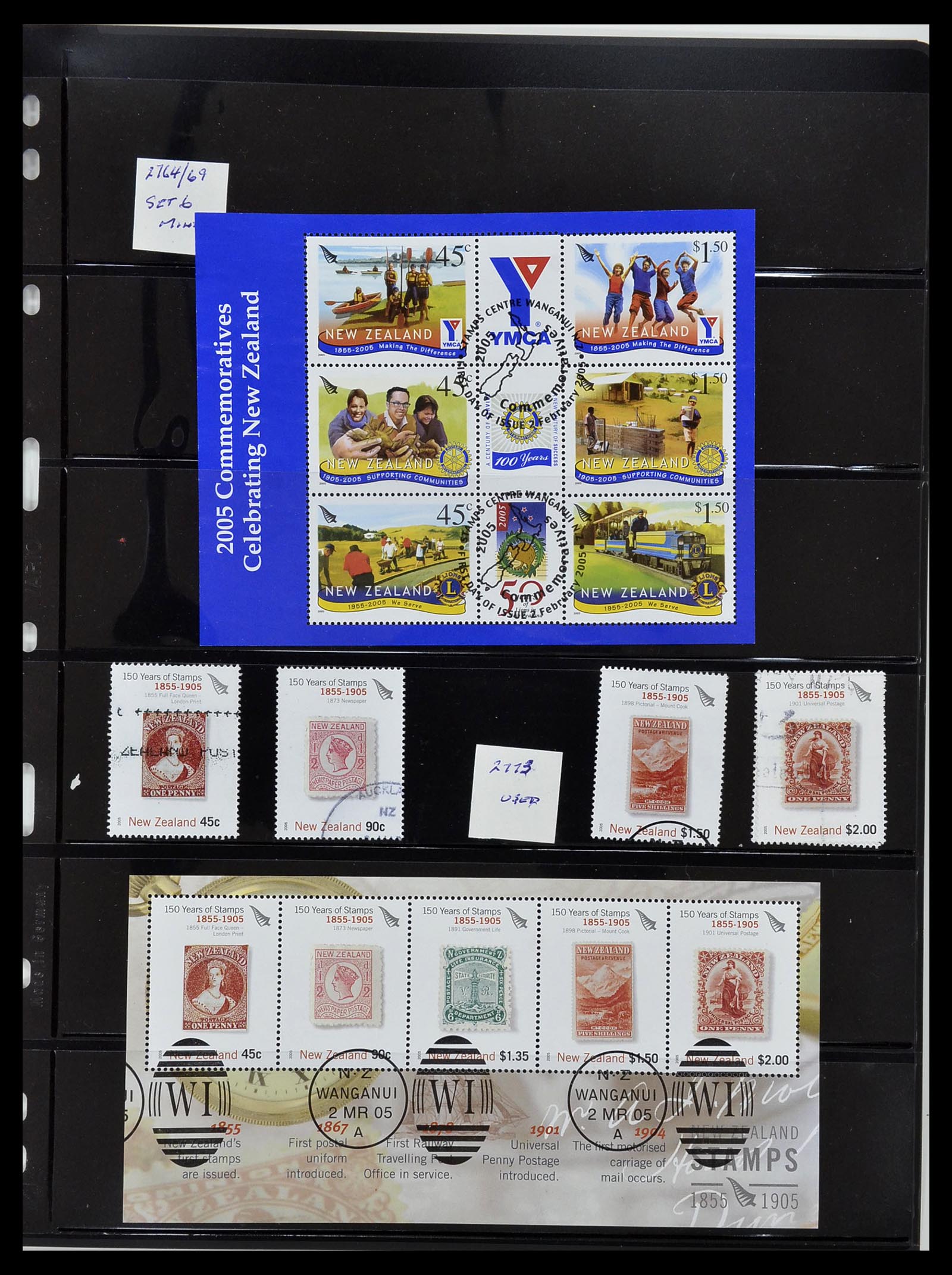 34210 271 - Postzegelverzameling 34210 Nieuw Zeeland 1870-2010.