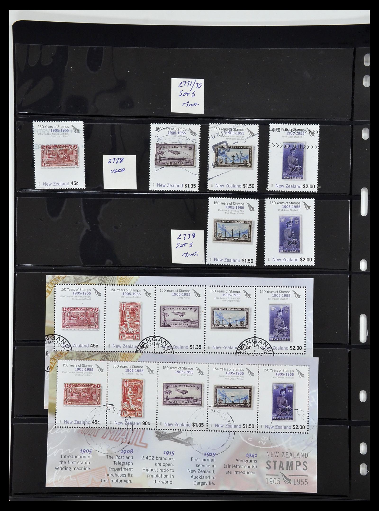 34210 272 - Postzegelverzameling 34210 Nieuw Zeeland 1870-2010.