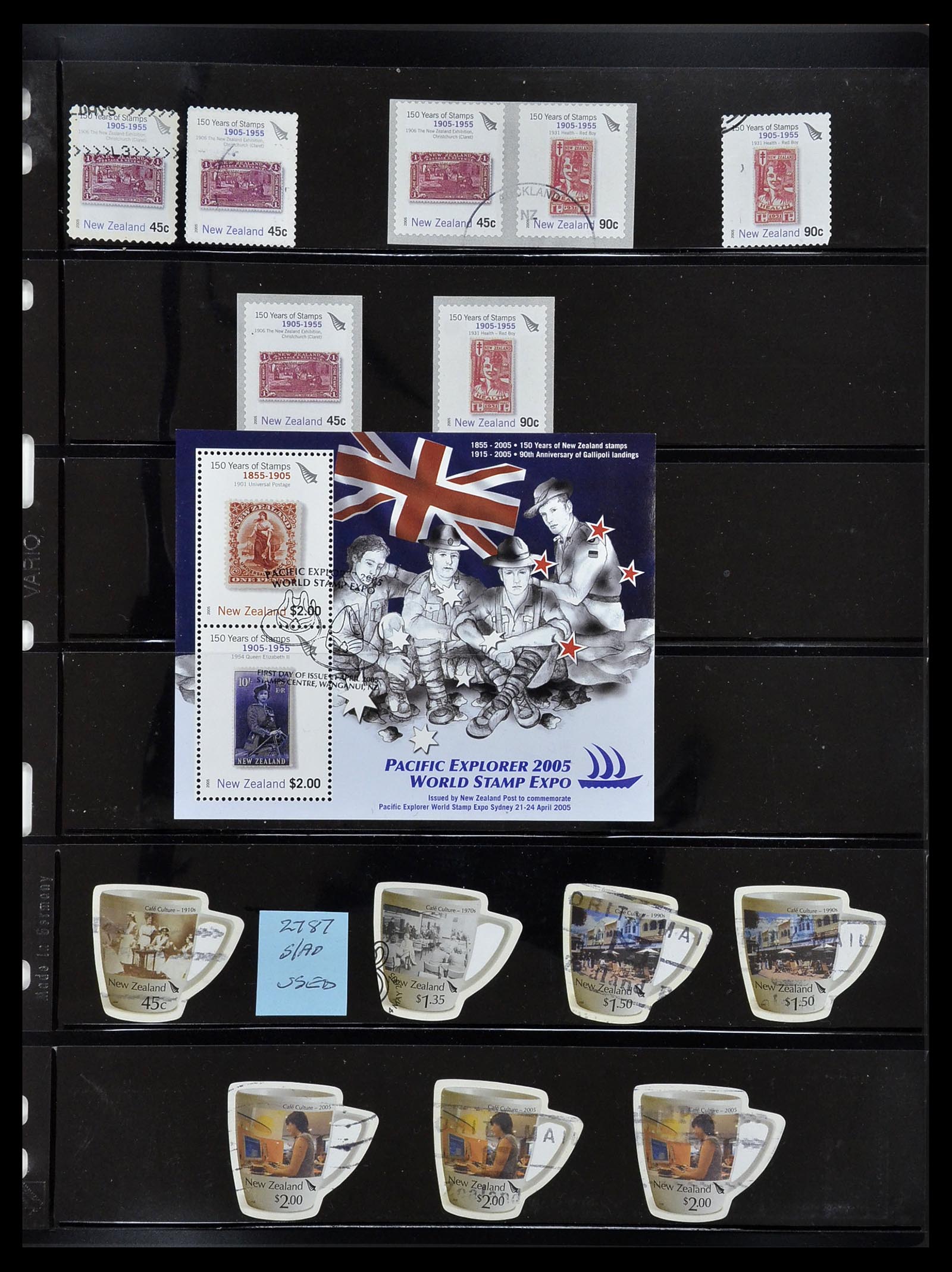 34210 273 - Postzegelverzameling 34210 Nieuw Zeeland 1870-2010.