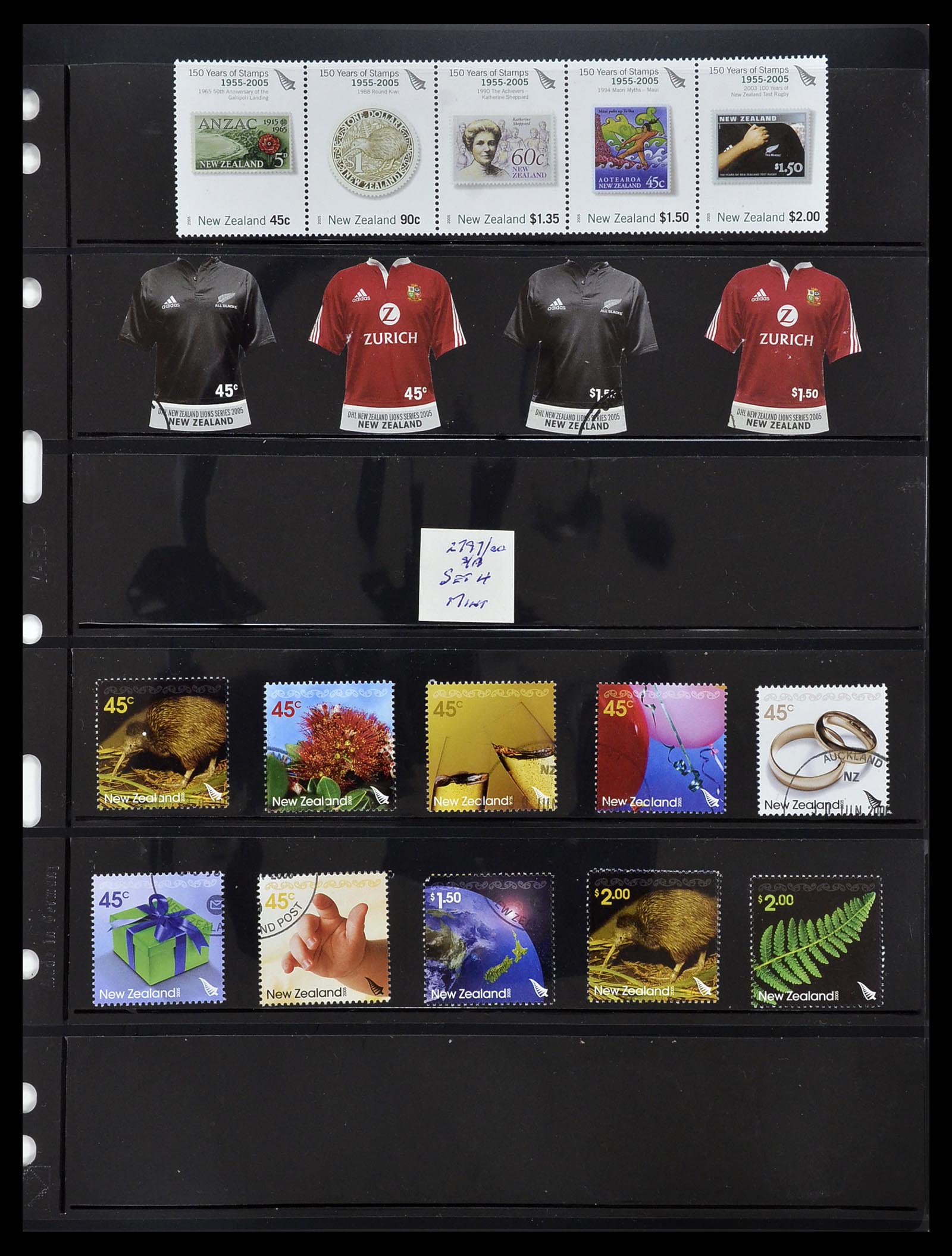 34210 275 - Postzegelverzameling 34210 Nieuw Zeeland 1870-2010.