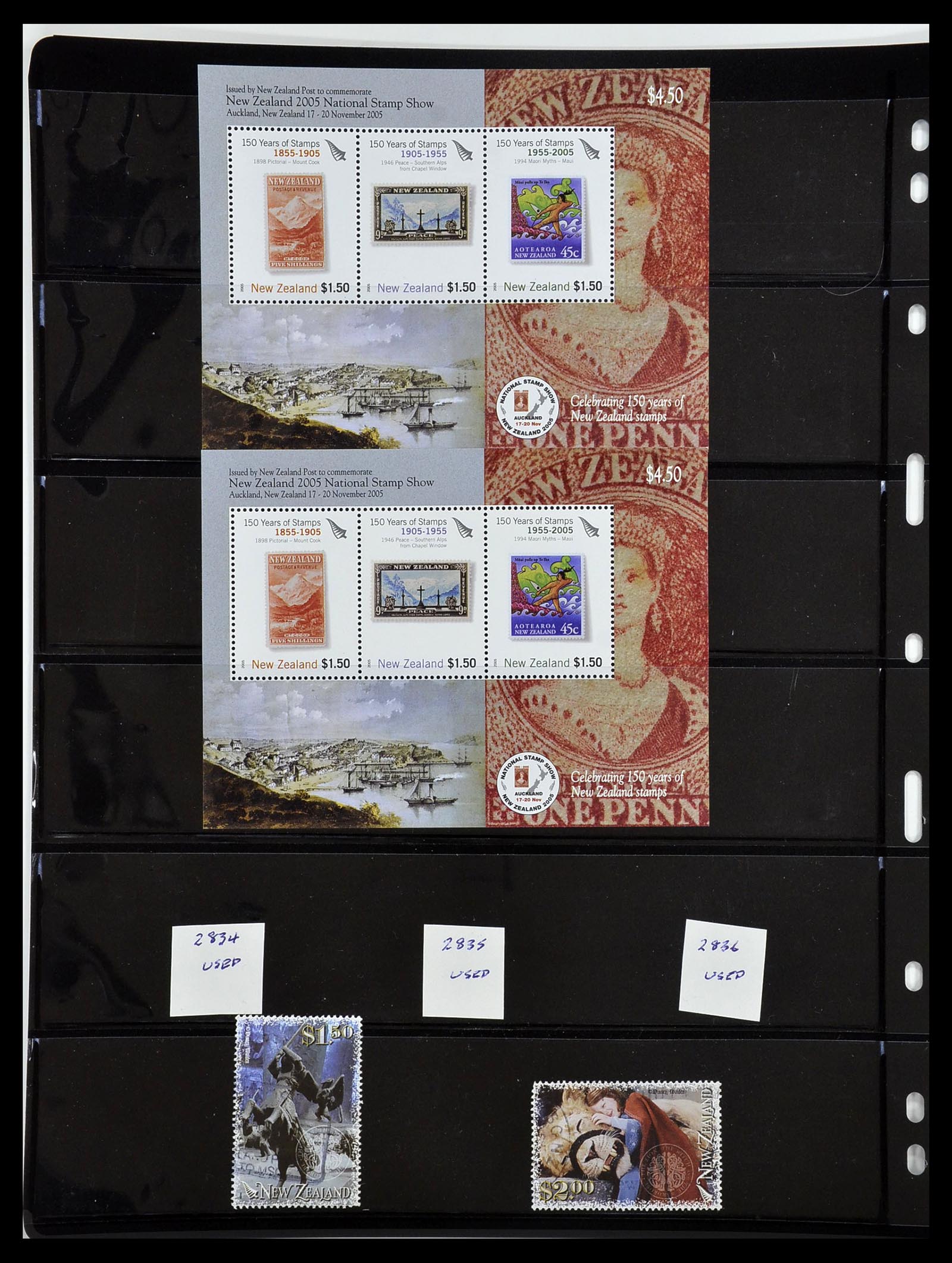 34210 280 - Postzegelverzameling 34210 Nieuw Zeeland 1870-2010.