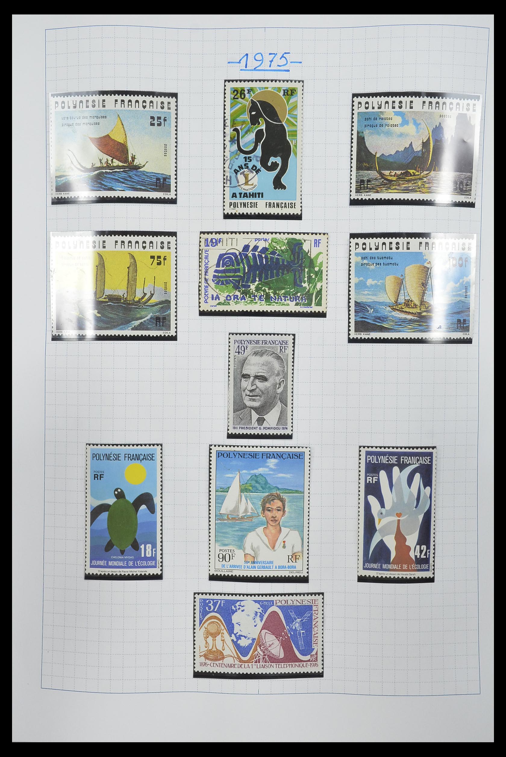 34220 026 - Postzegelverzameling 34220 Polynesië 1892-2014!