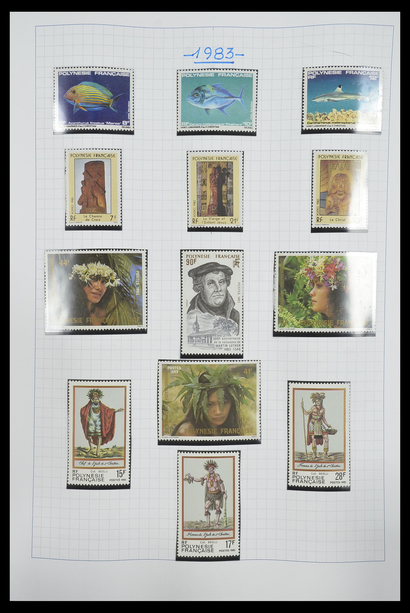 34220 032 - Postzegelverzameling 34220 Polynesië 1892-2014!