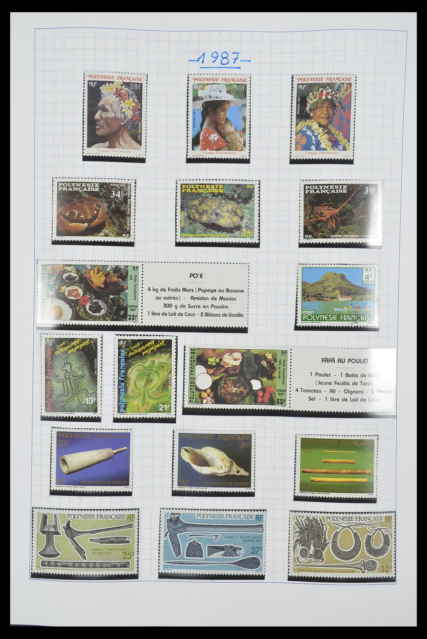 34220 038 - Postzegelverzameling 34220 Polynesië 1892-2014!