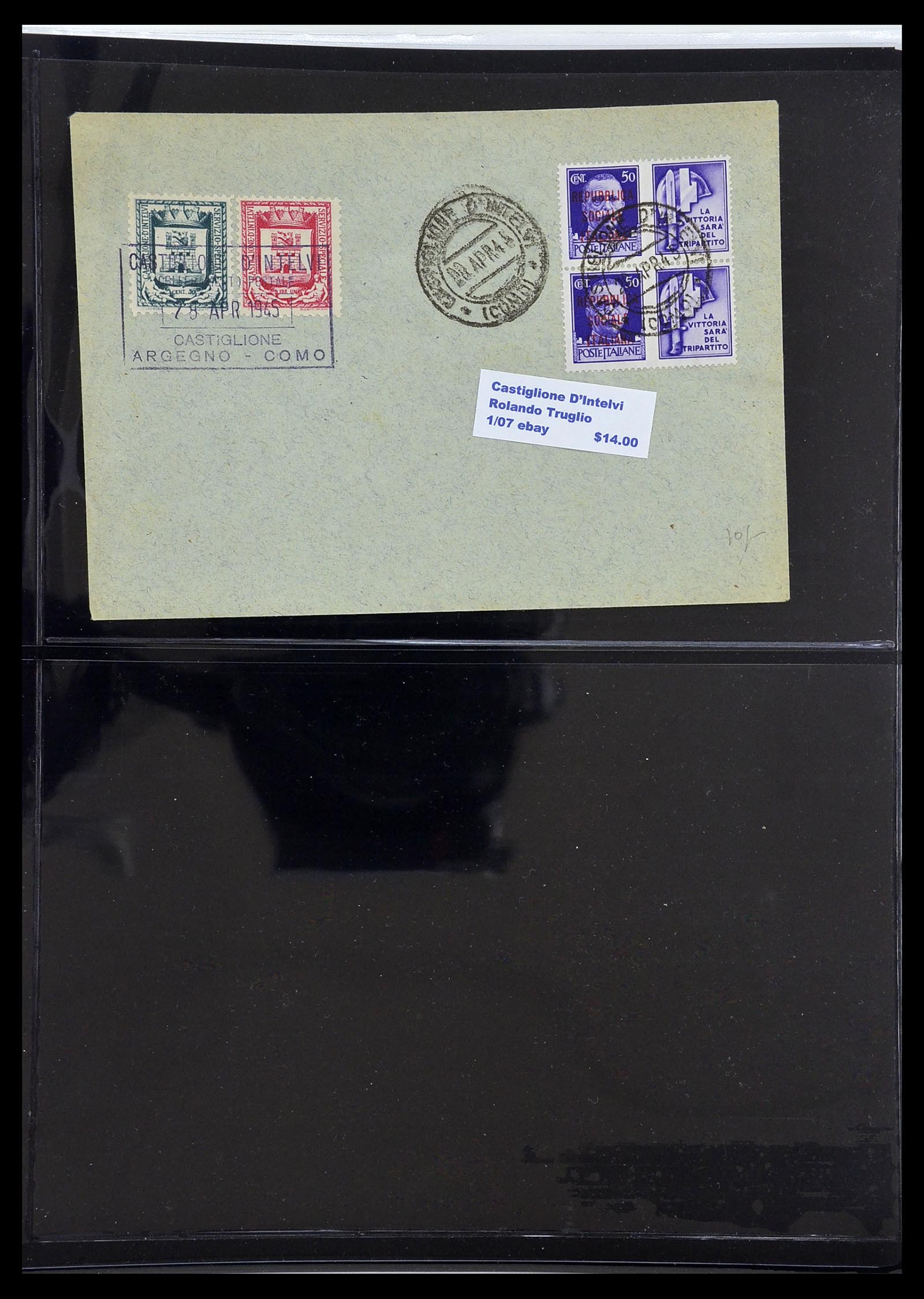 34227 066 - Postzegelverzameling 34227 Italië R.S.I. 1943-1945.